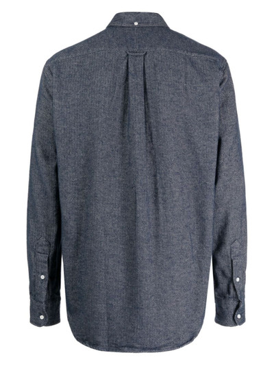 Gitman Vintage herringbone-pattern flannel shirt outlook