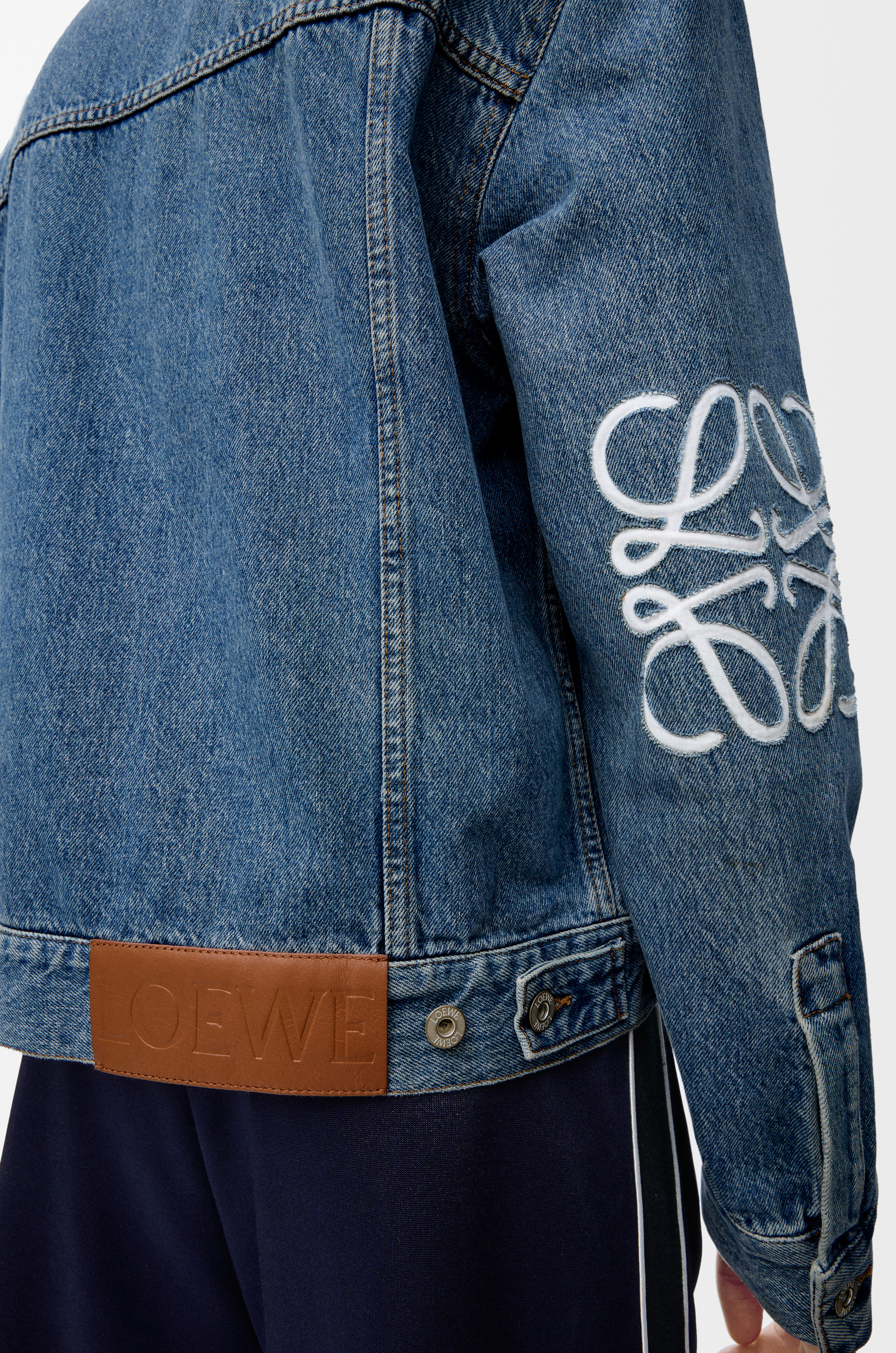 Anagram jacket in denim - 5