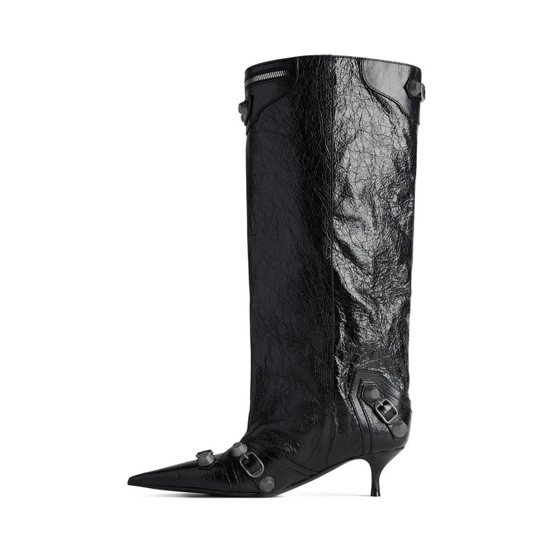 BALENCIAGA Women's Cagole Wide 50mm Boot  in Black outlook