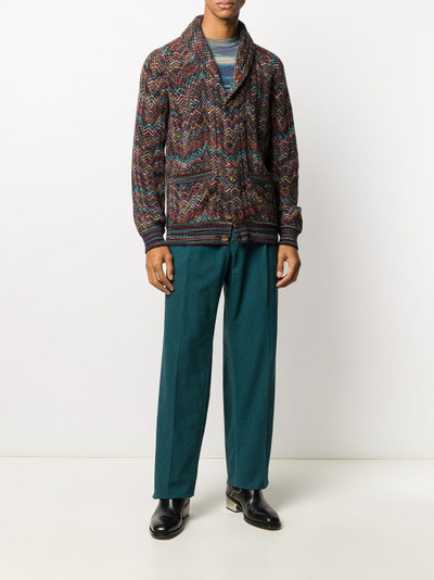 Missoni houndstooth trousers outlook