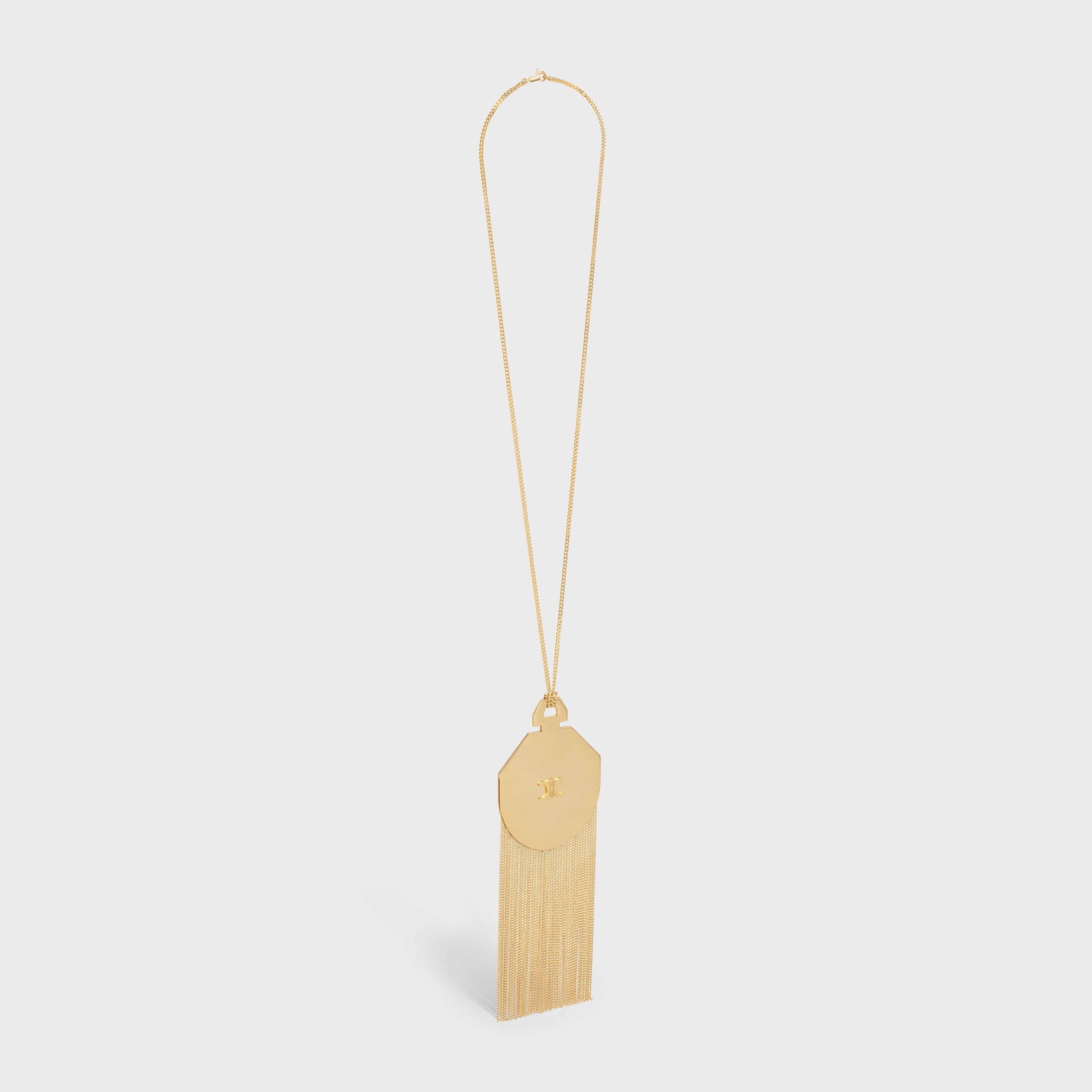 Boheme Fringe Necklace in Brass - 3