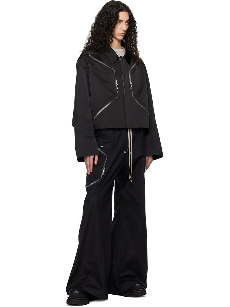 Rick Owens Black Temple Heizer Mac Jacket outlook
