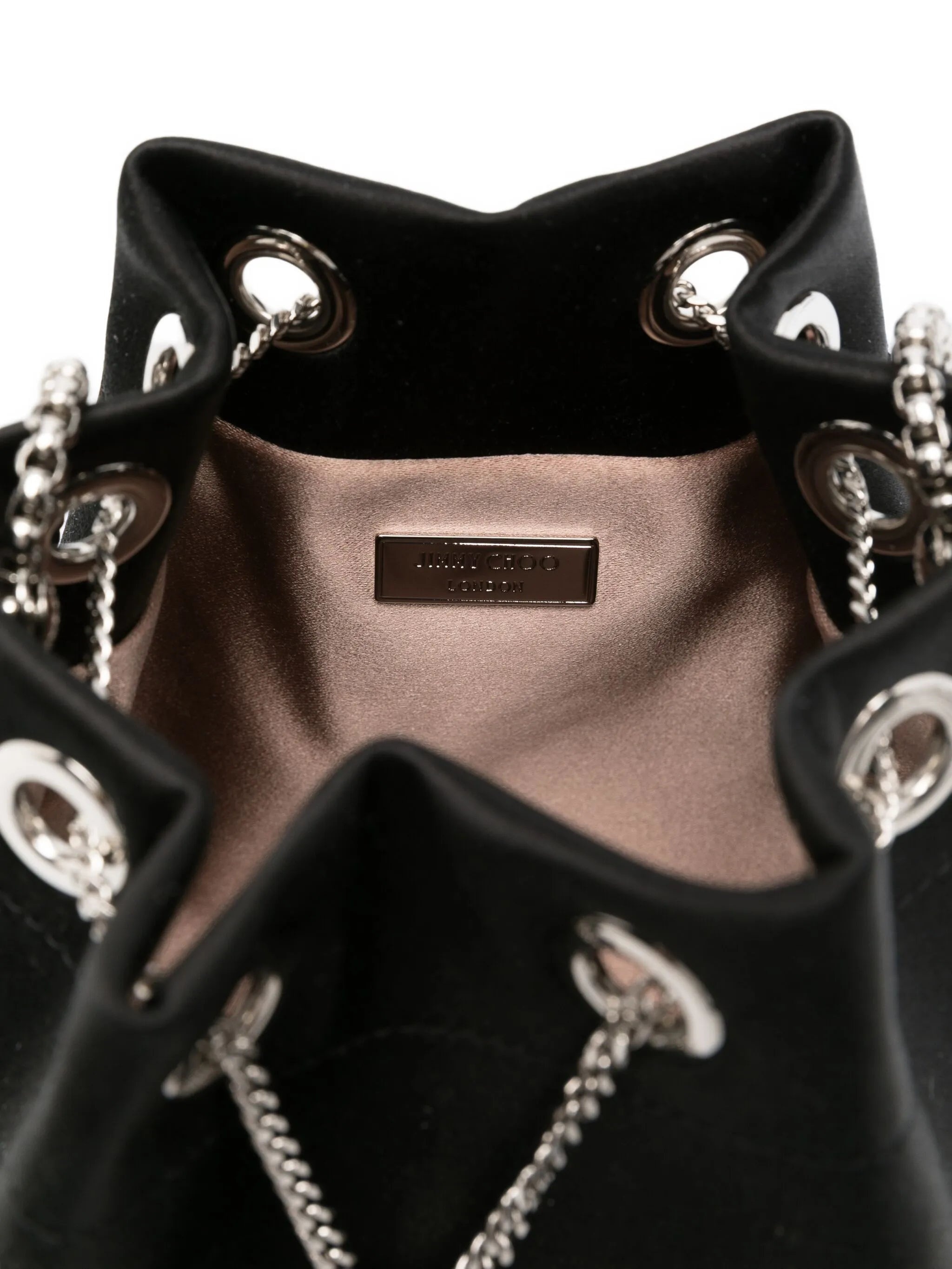 Jimmy Choo Bon Bon Crystal-embellished Drawstring Bag - 5