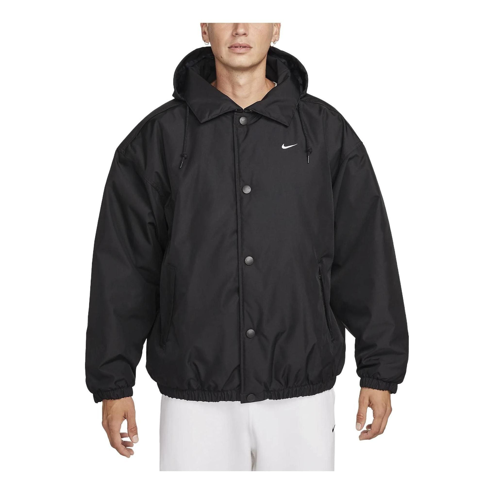 Nike Sportswear Solo Swoosh Puffer 'Black' FB7852-010 - 1