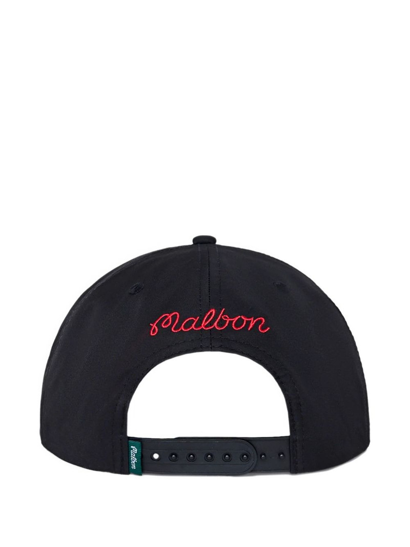 malbon logo-embroidered cap outlook