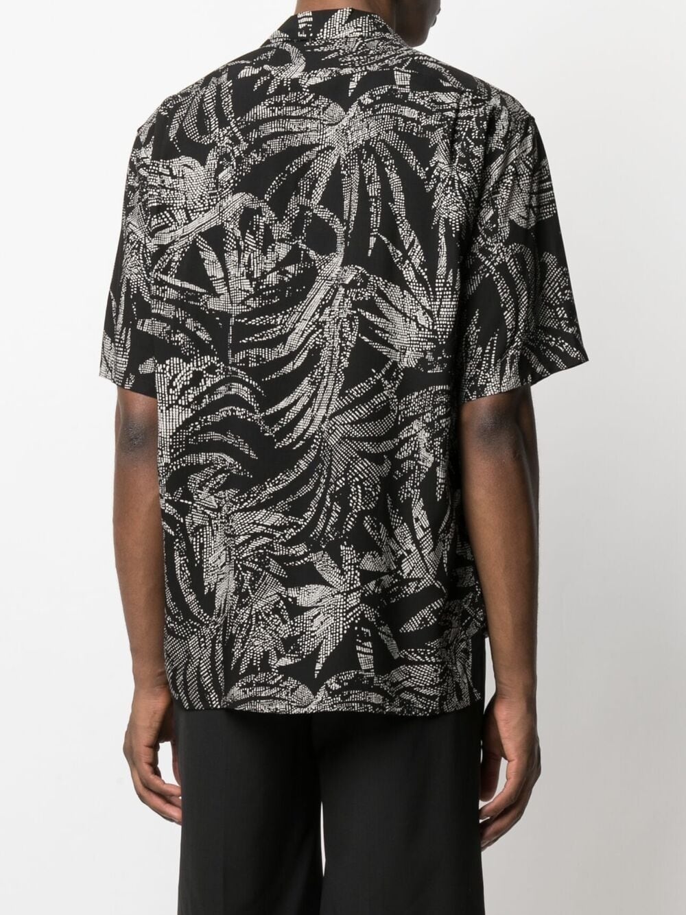 tropical print short-sleeve shirt - 4