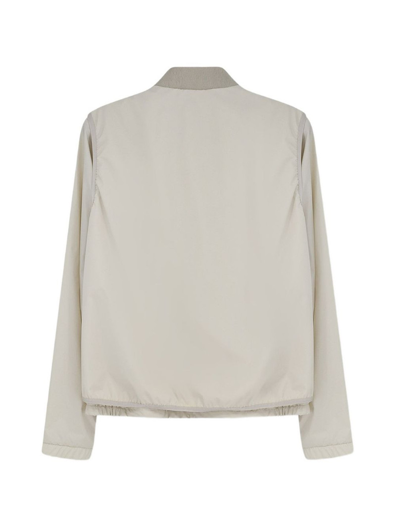 Moncler zip-up logo jacket outlook