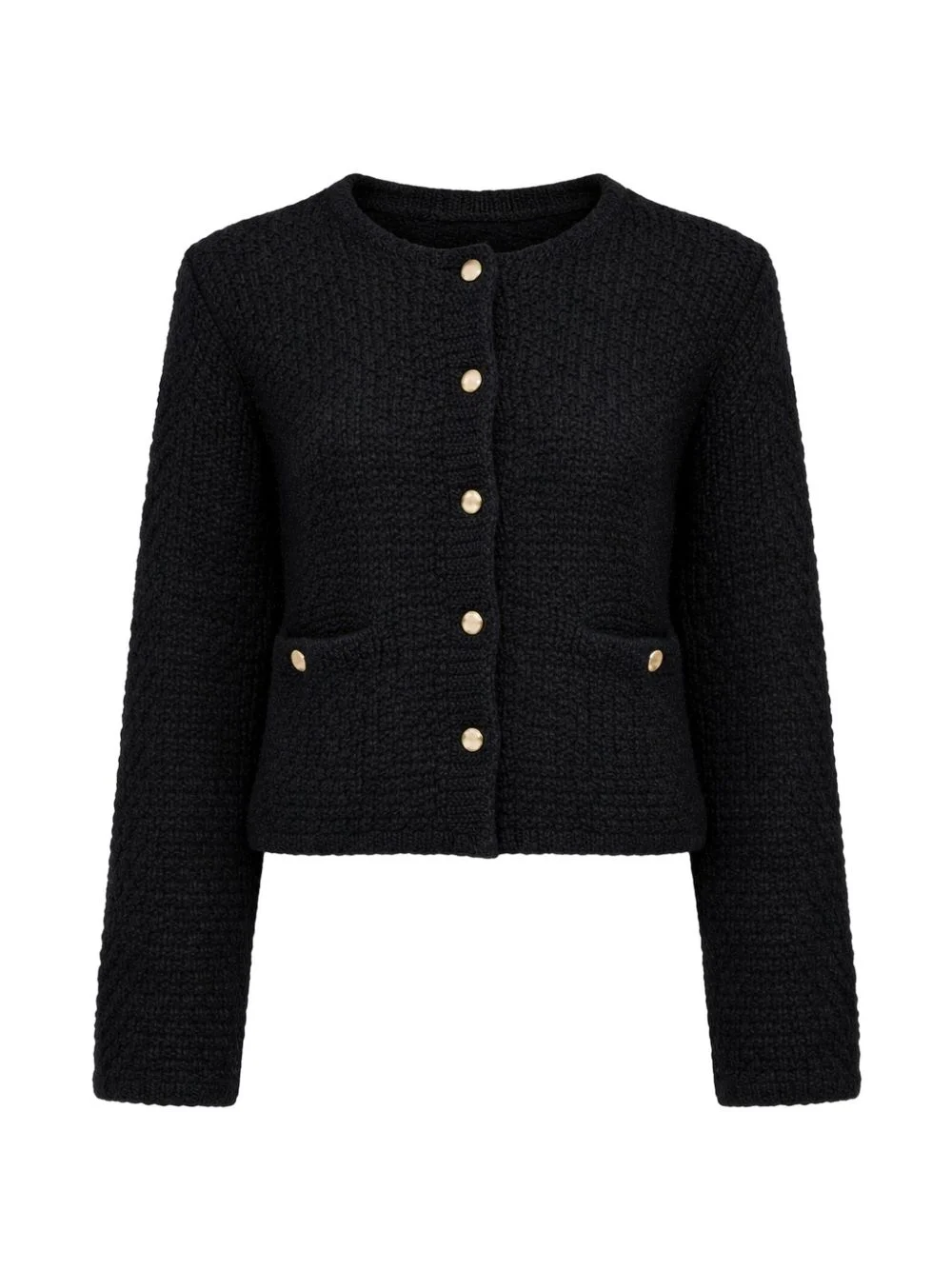Charlene button-up cropped jacket - 1