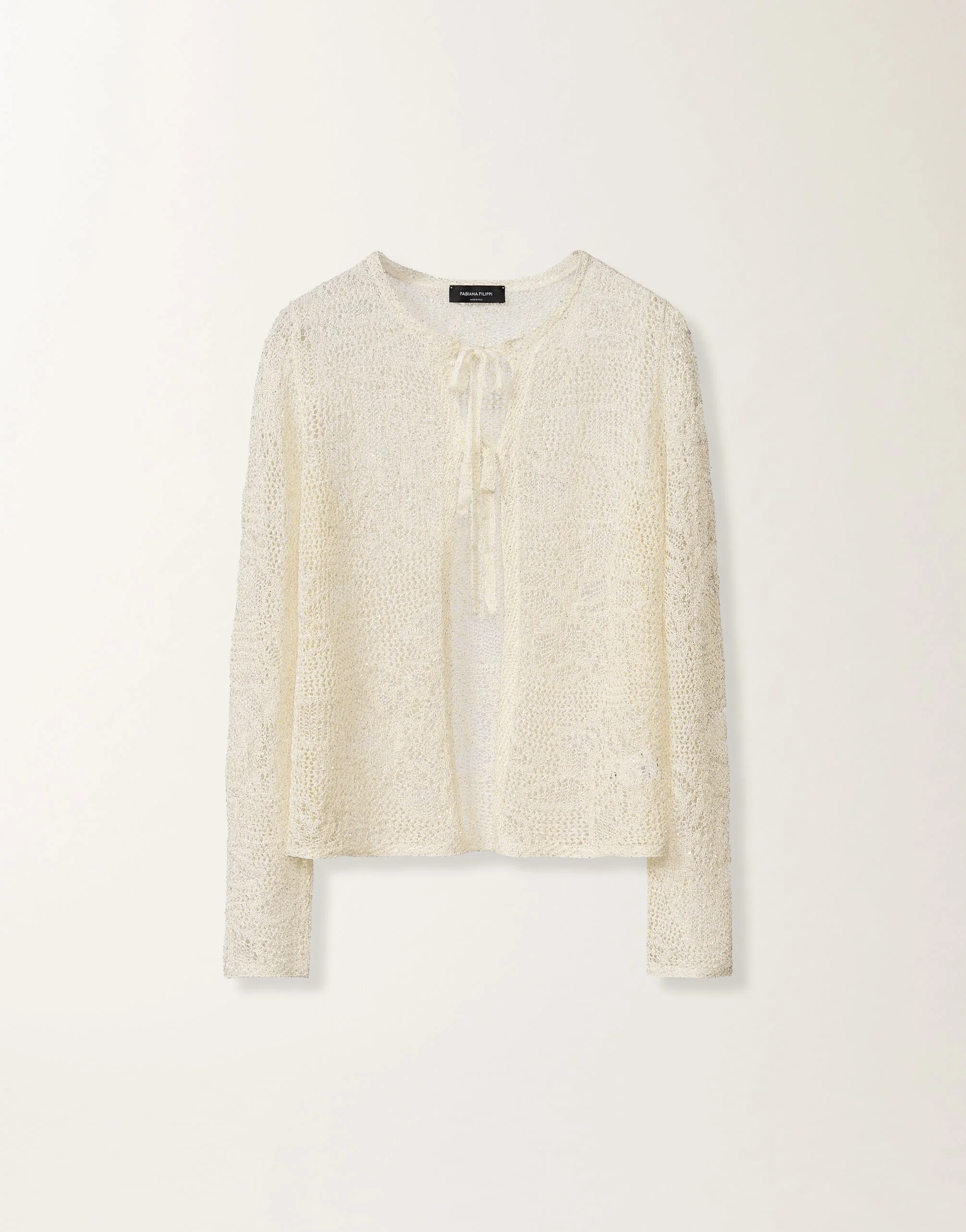 Cardigan in micro sequins - 1