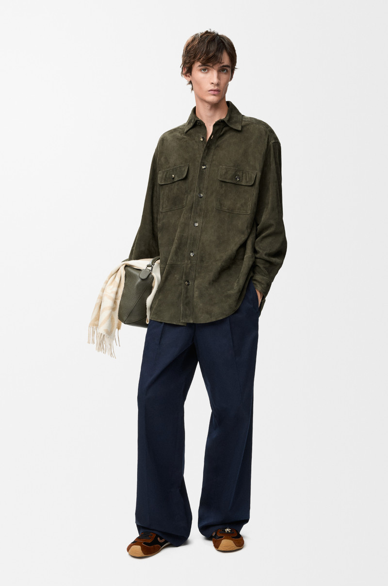 Loewe Overshirt in suede goatskin outlook
