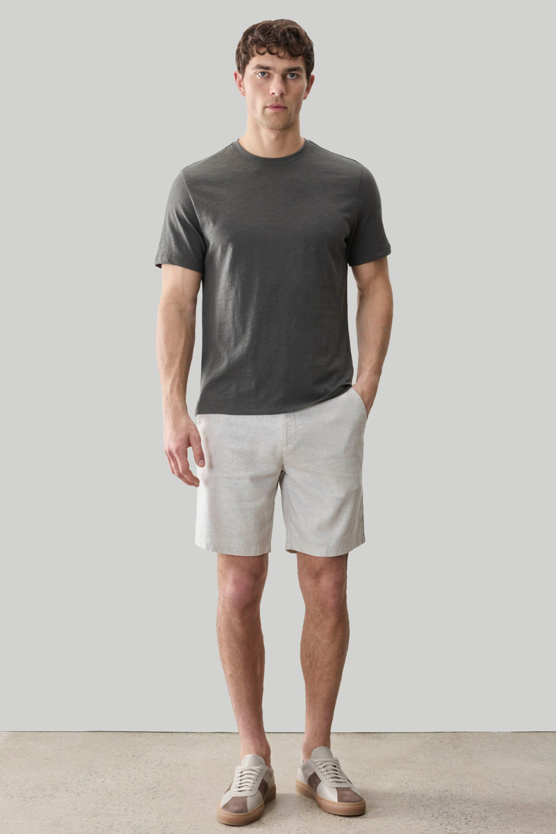 ROBERT BARAKETT Brightwood Short Sleeve Slub Tee outlook