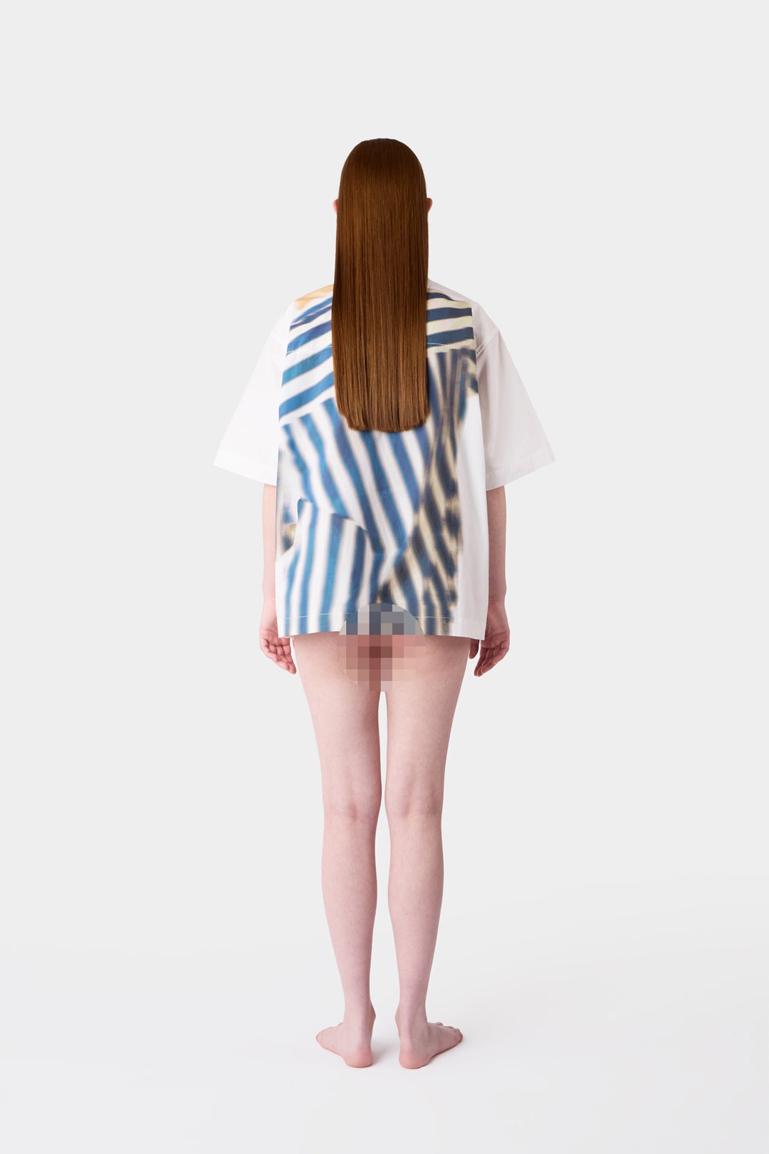 'CUORE DI PIETRA' SHORTSLEEVE SHIRT / off white & multicolor - 7
