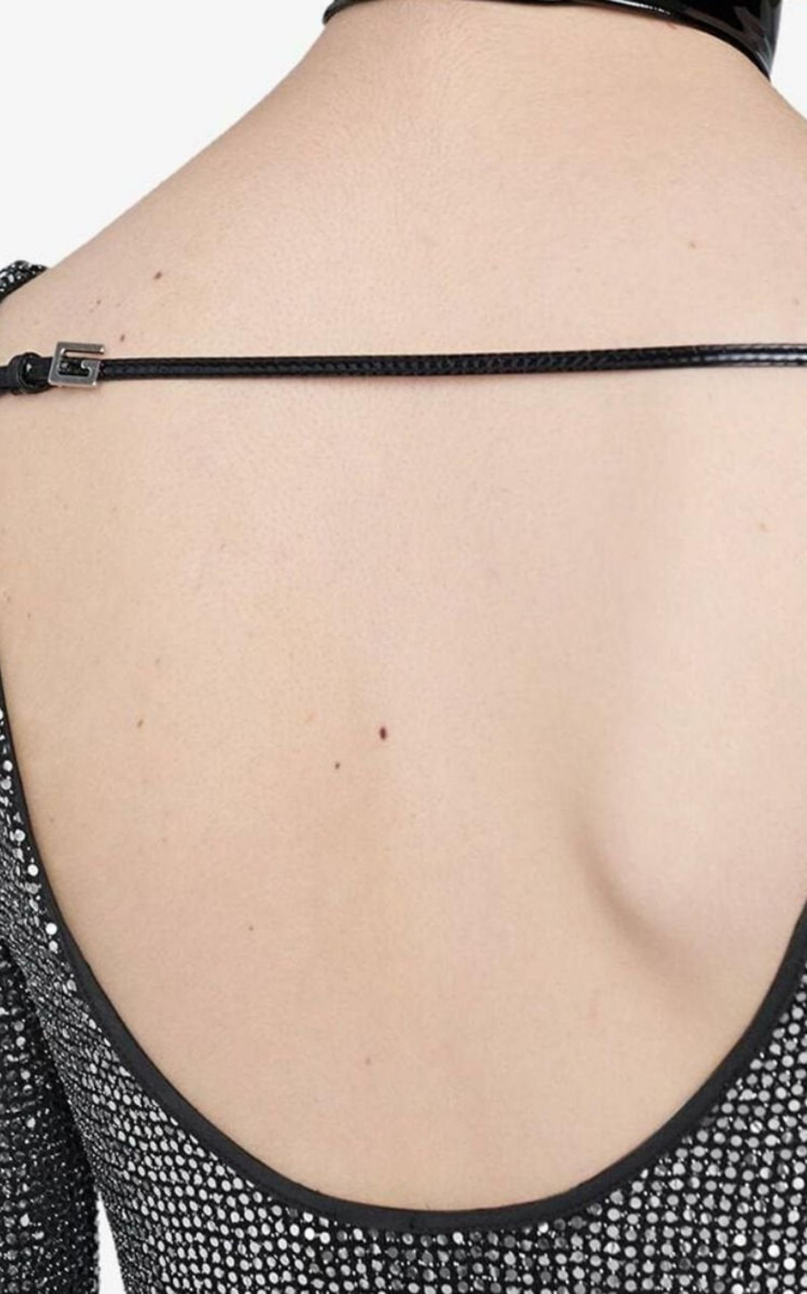 Metallic Effect Bodysuit - 8