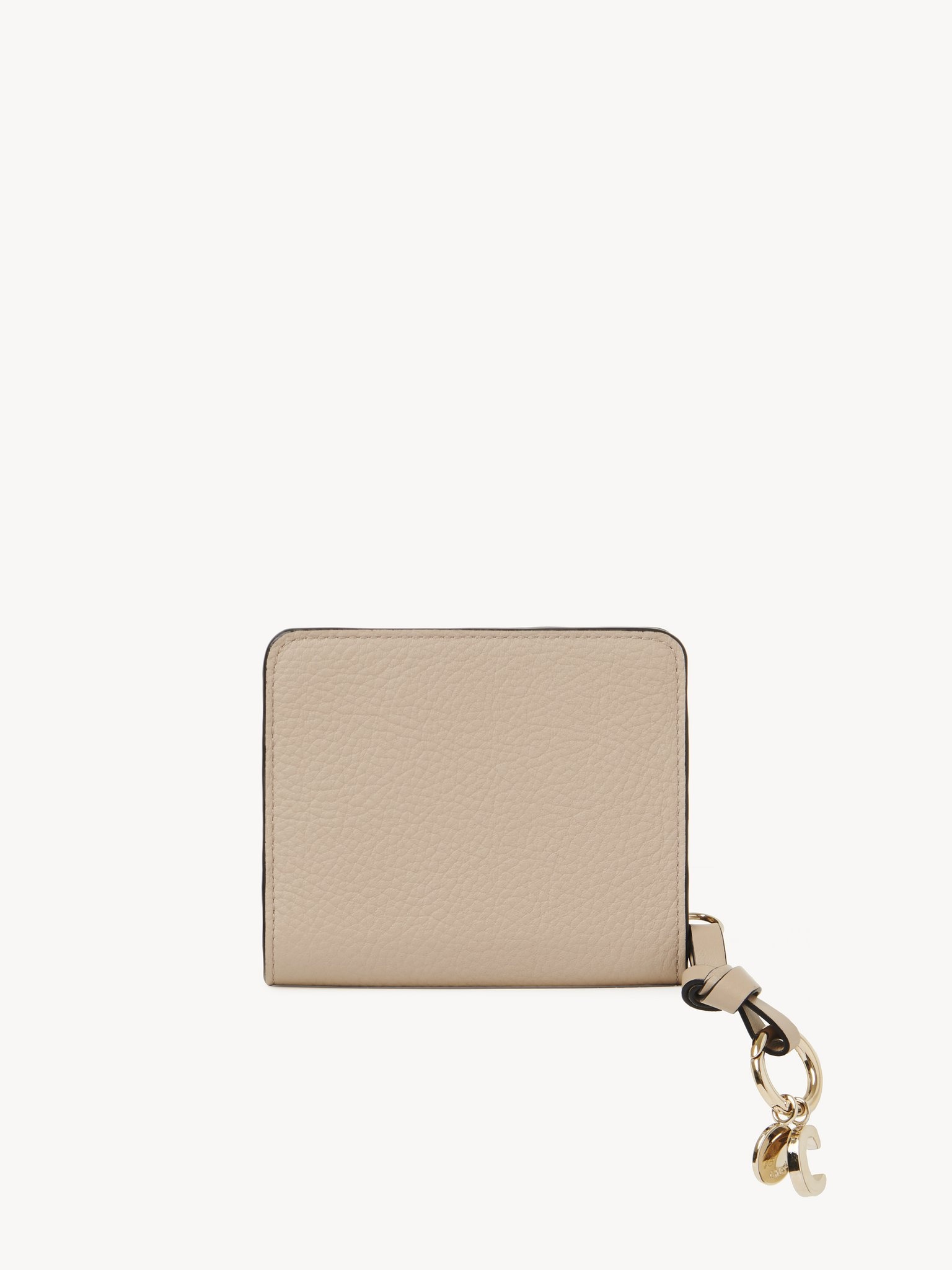 ALPHABET COMPACT WALLET IN GRAINED LEATHER 4