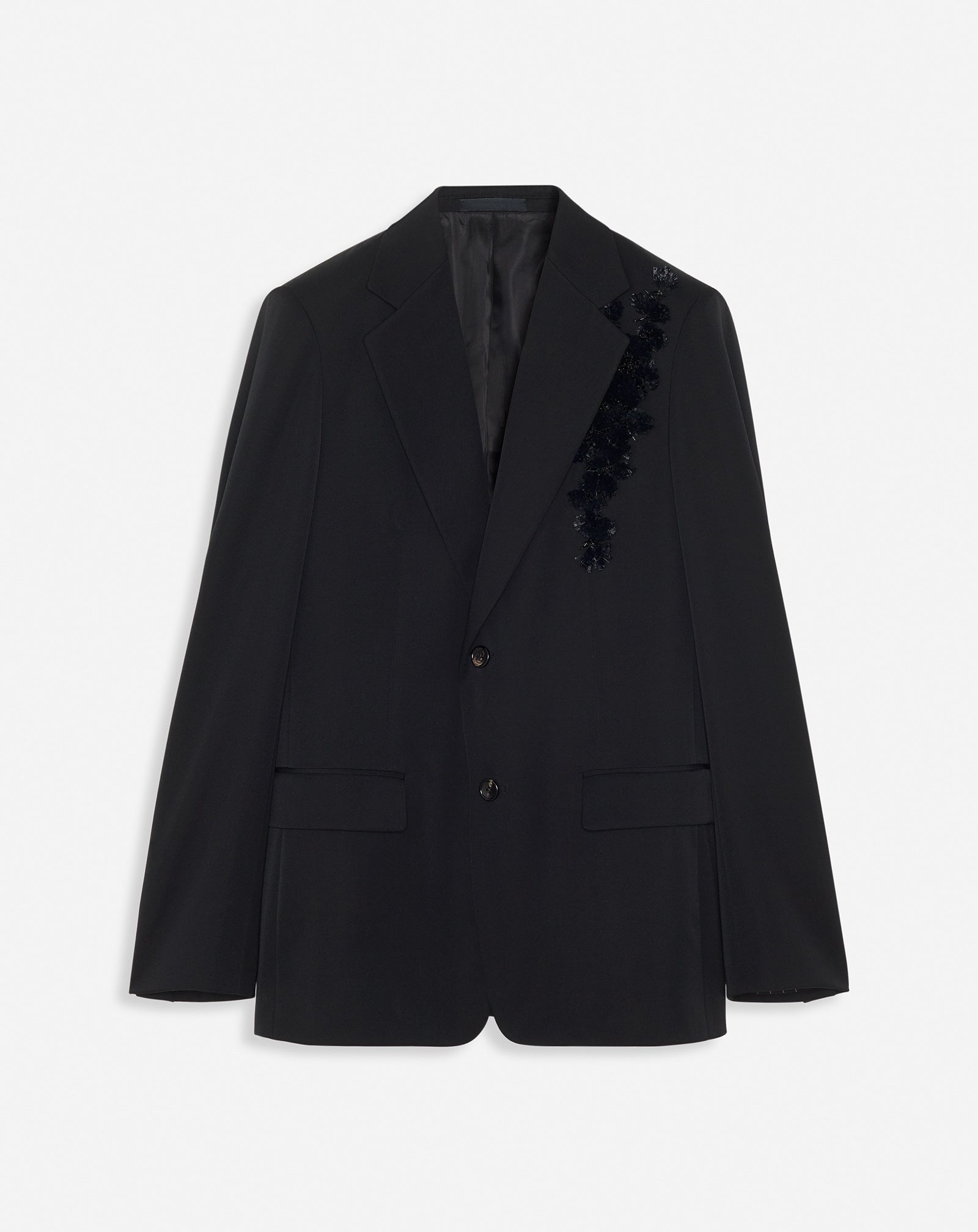EMBROIDERED SINGLE-BREASTED JACKET - 1