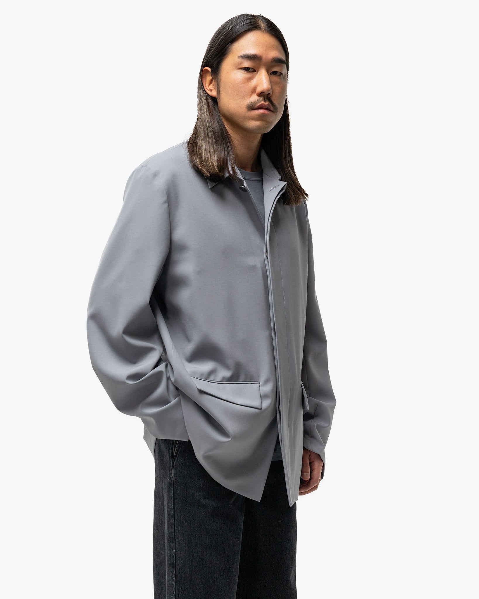 Popeline Jacket Inox Wool - 4
