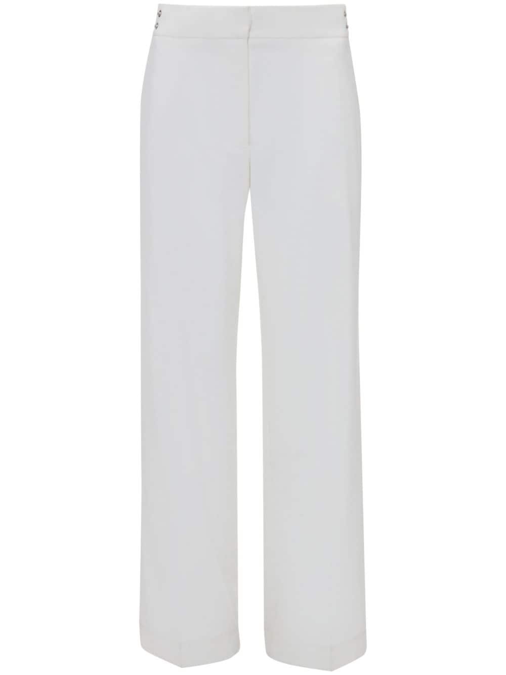 rivet-detailing straight-leg trousers - 1
