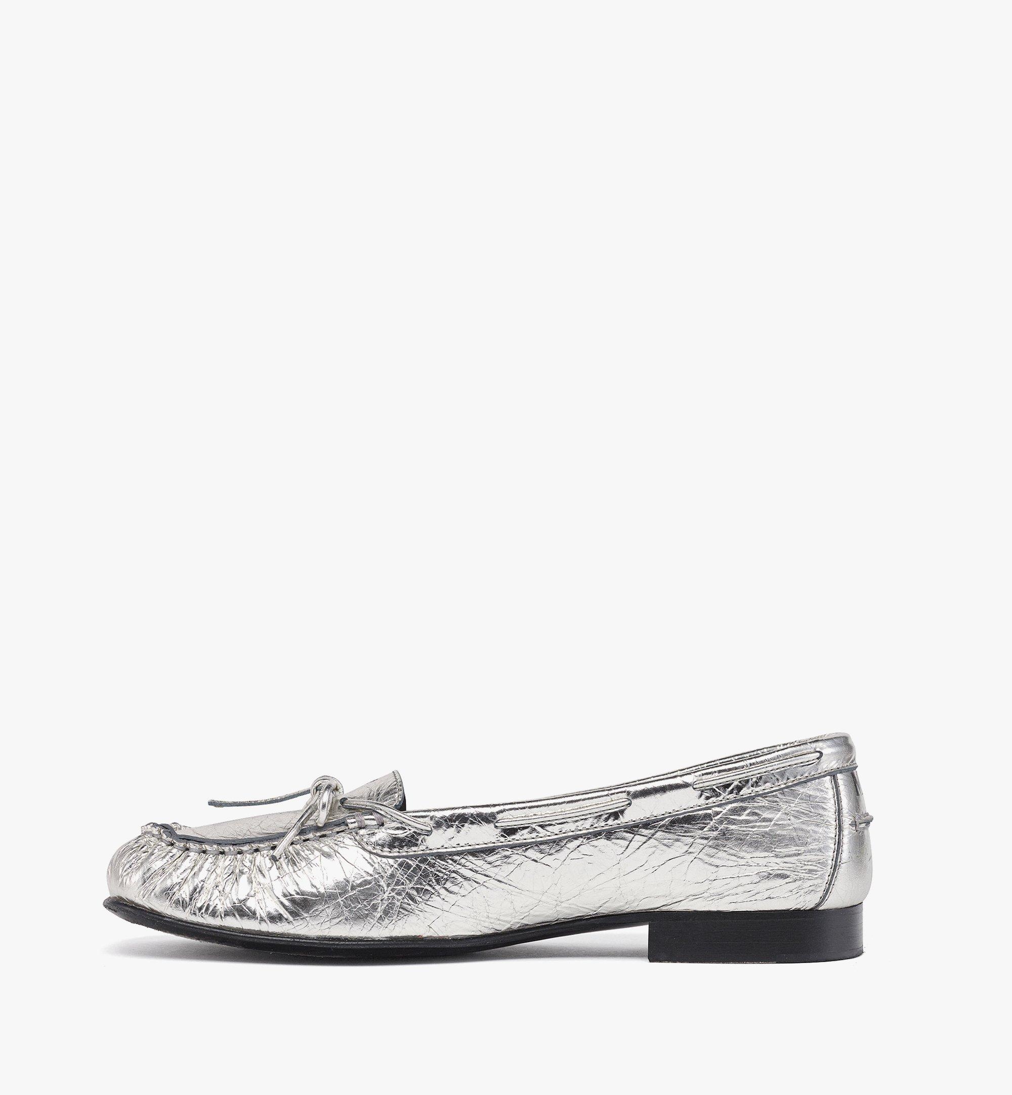 Moccasin in Metallic Calf Leather - 2