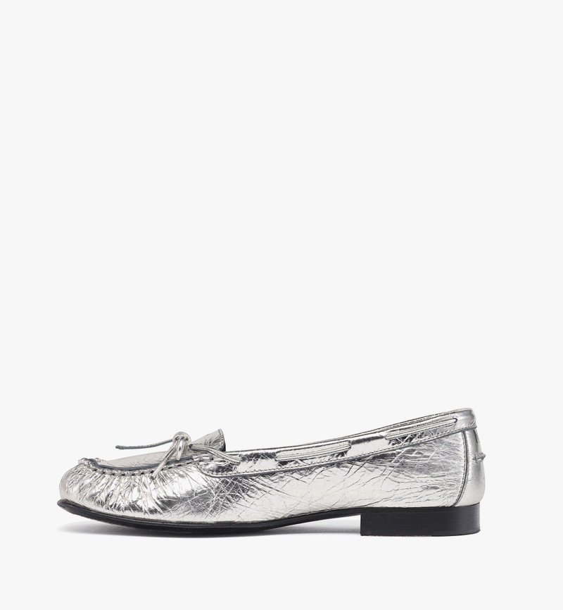 MCM Moccasin in Metallic Calf Leather outlook