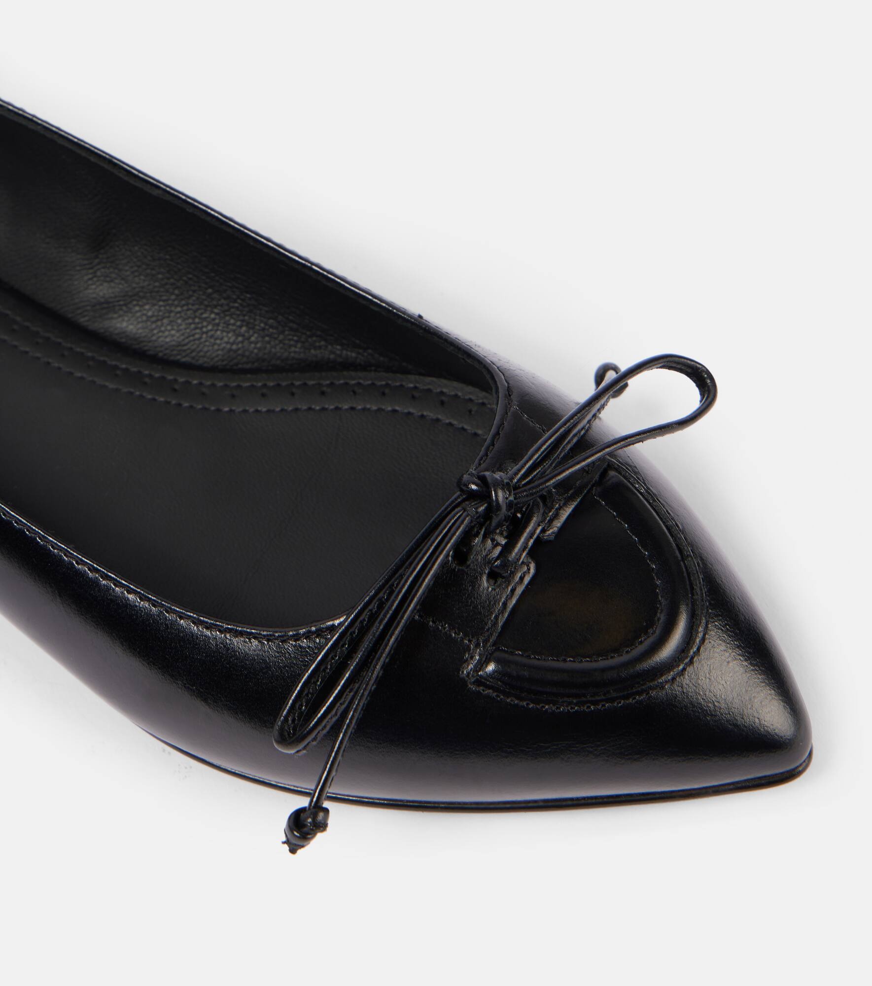 Leather ballet flats - 5