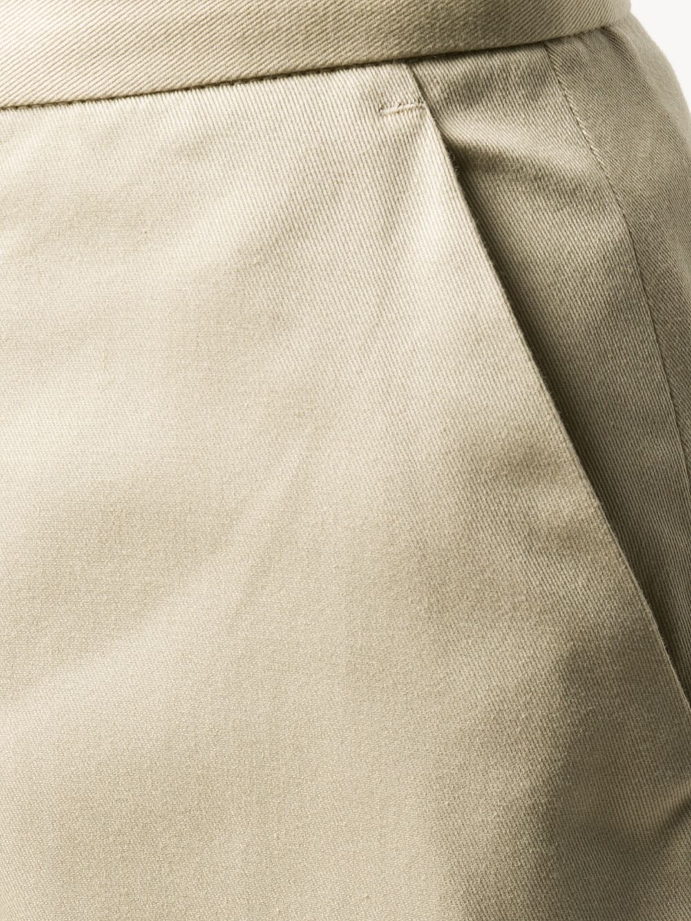 wide-leg cotton trousers - 5