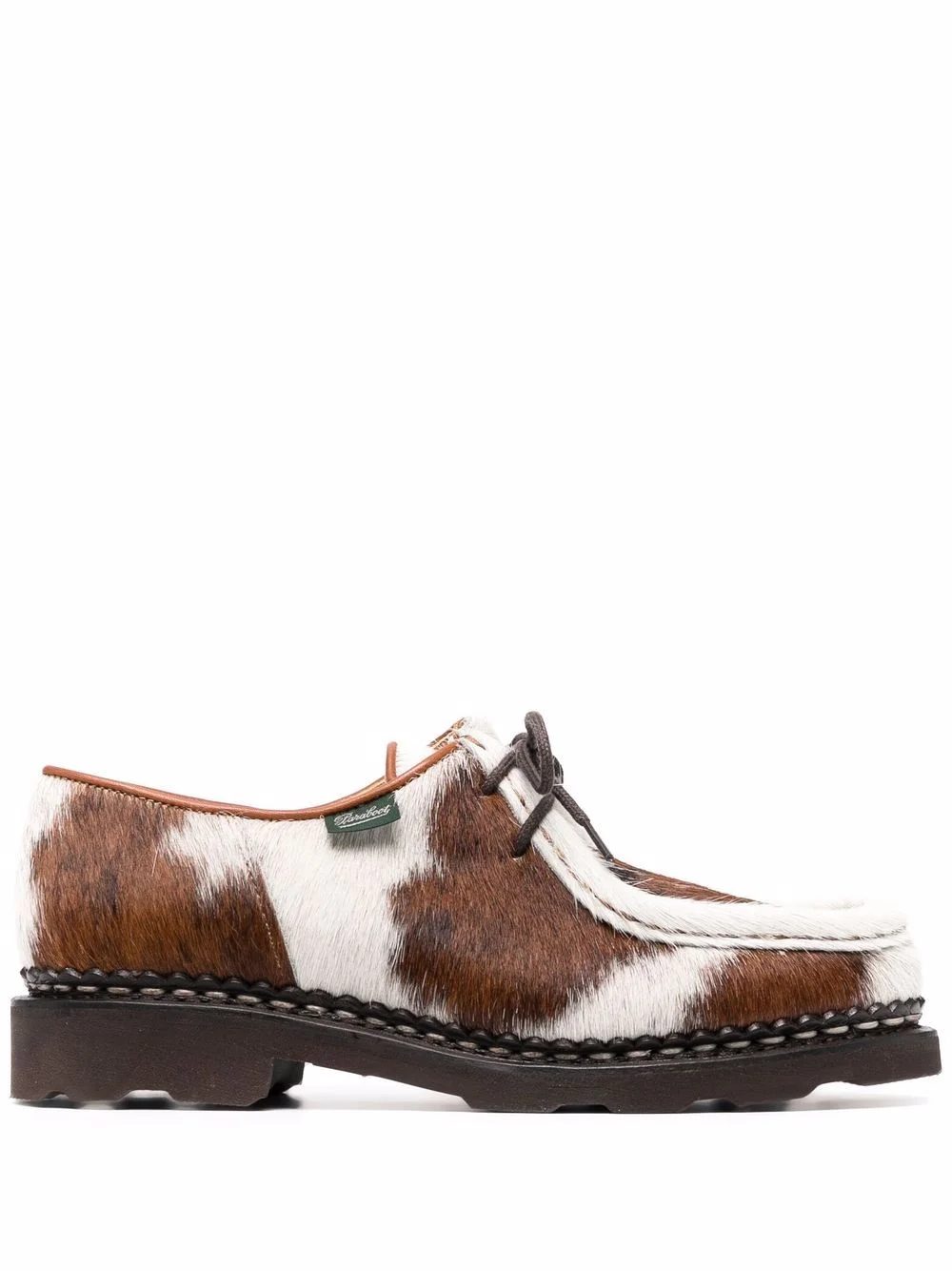 Michael calf hair lace-up shoes - 1