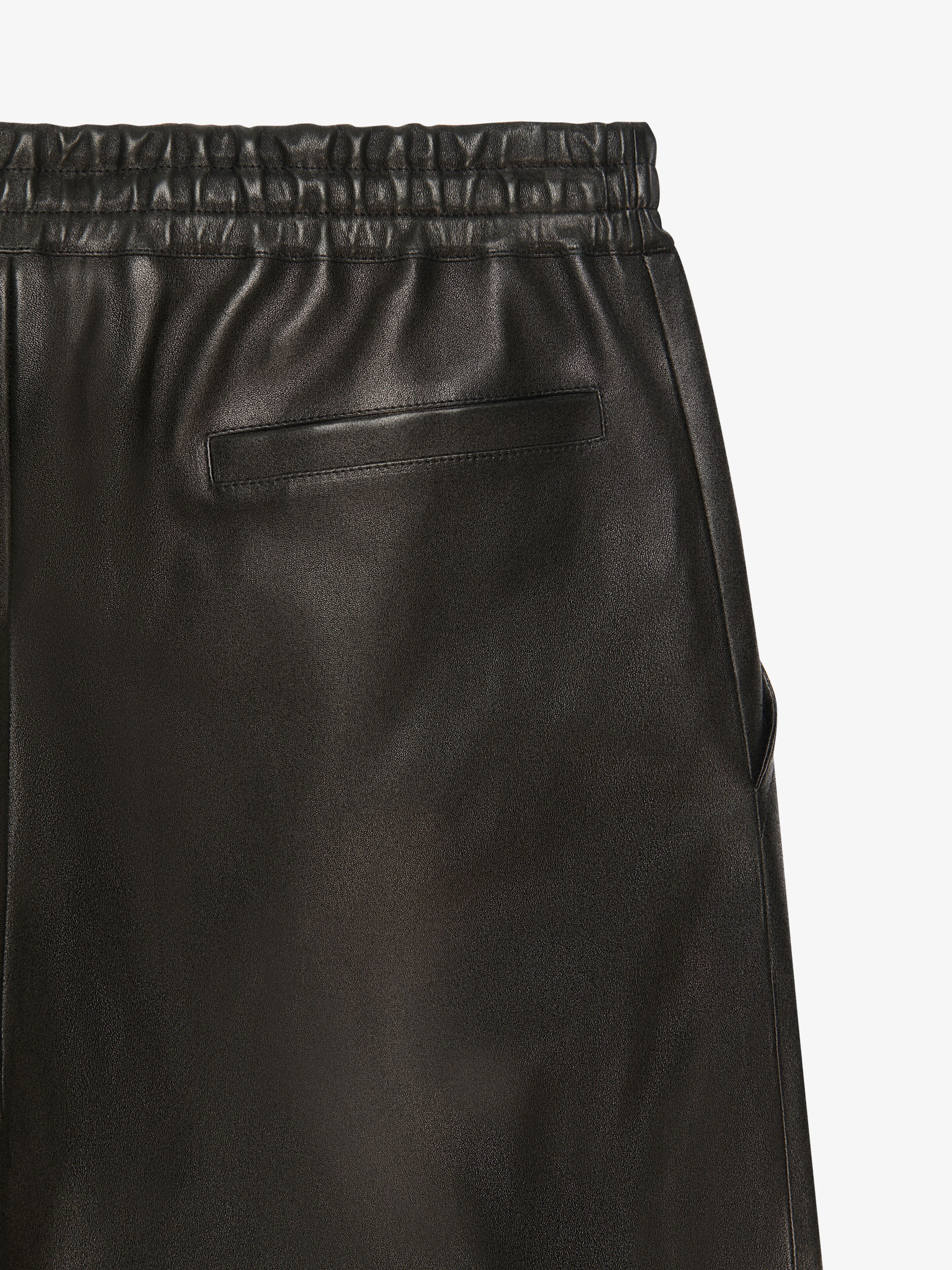 OVERSIZED PANTS IN LEATHER - 5
