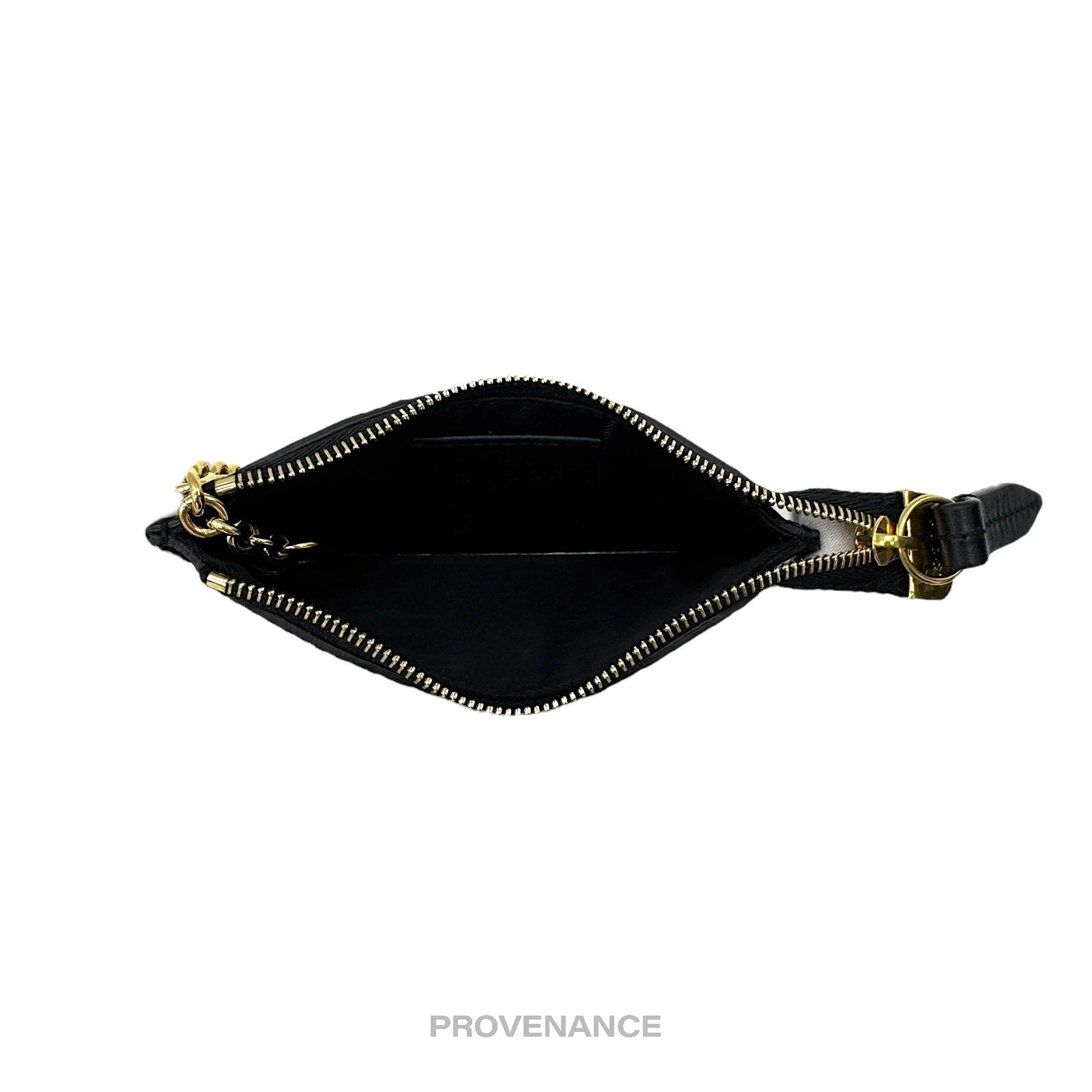 Gucci Key Pouch Cles - Black GG Guccissima Leather - 6