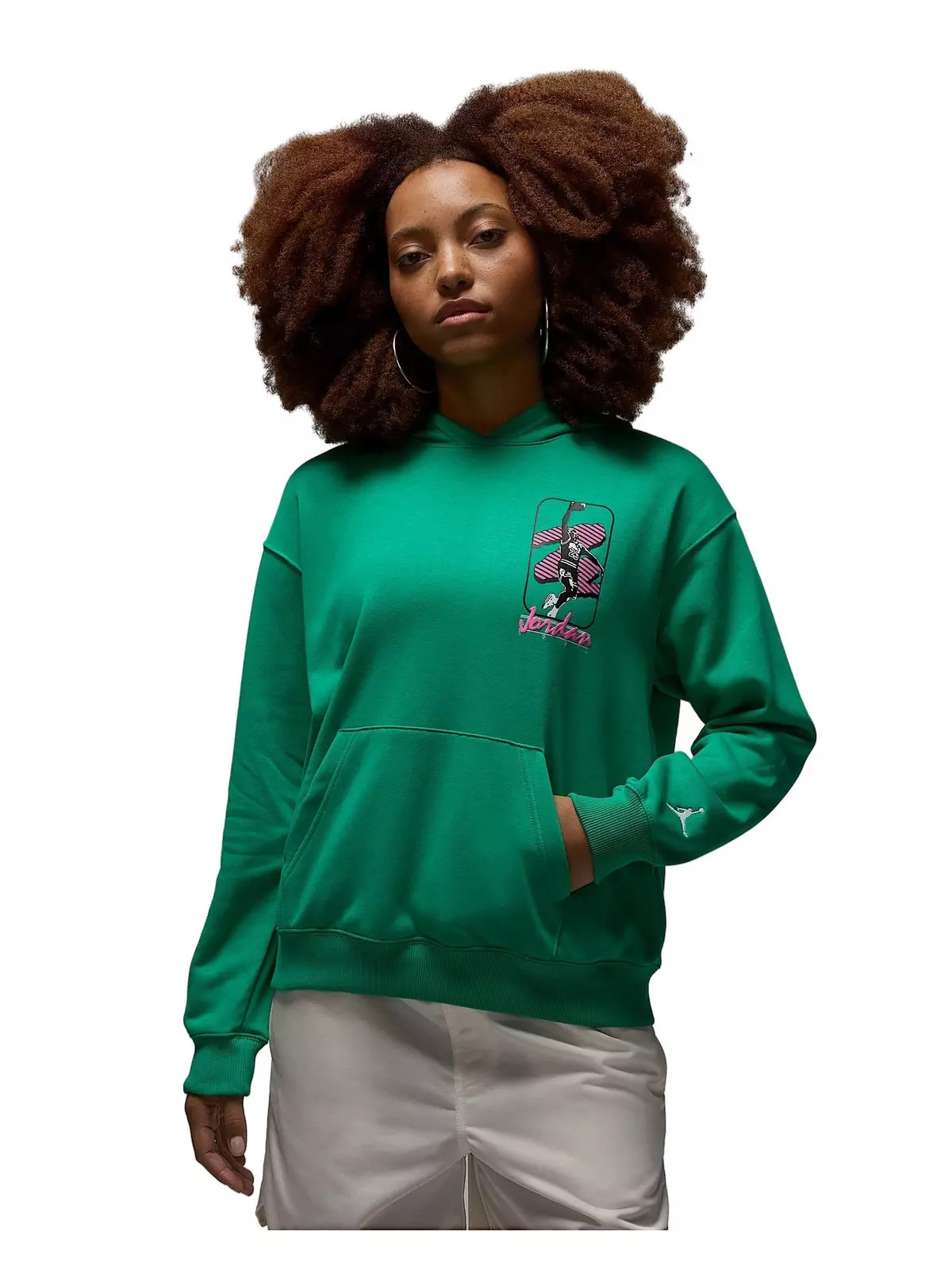Women's Brooklyn Fleece Pullover Graphic J84 Hoodie - 1