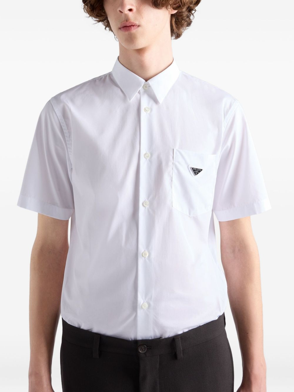 patch-pocket short-sleeve shirt - 4