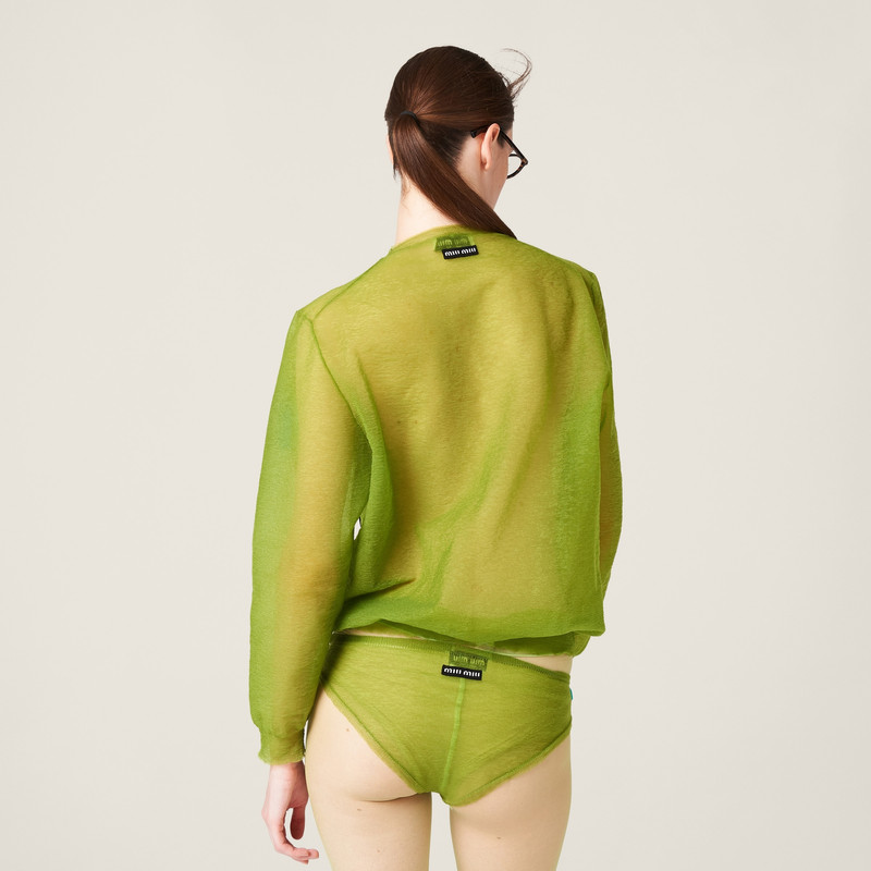 Miu Miu Nylon sweater outlook