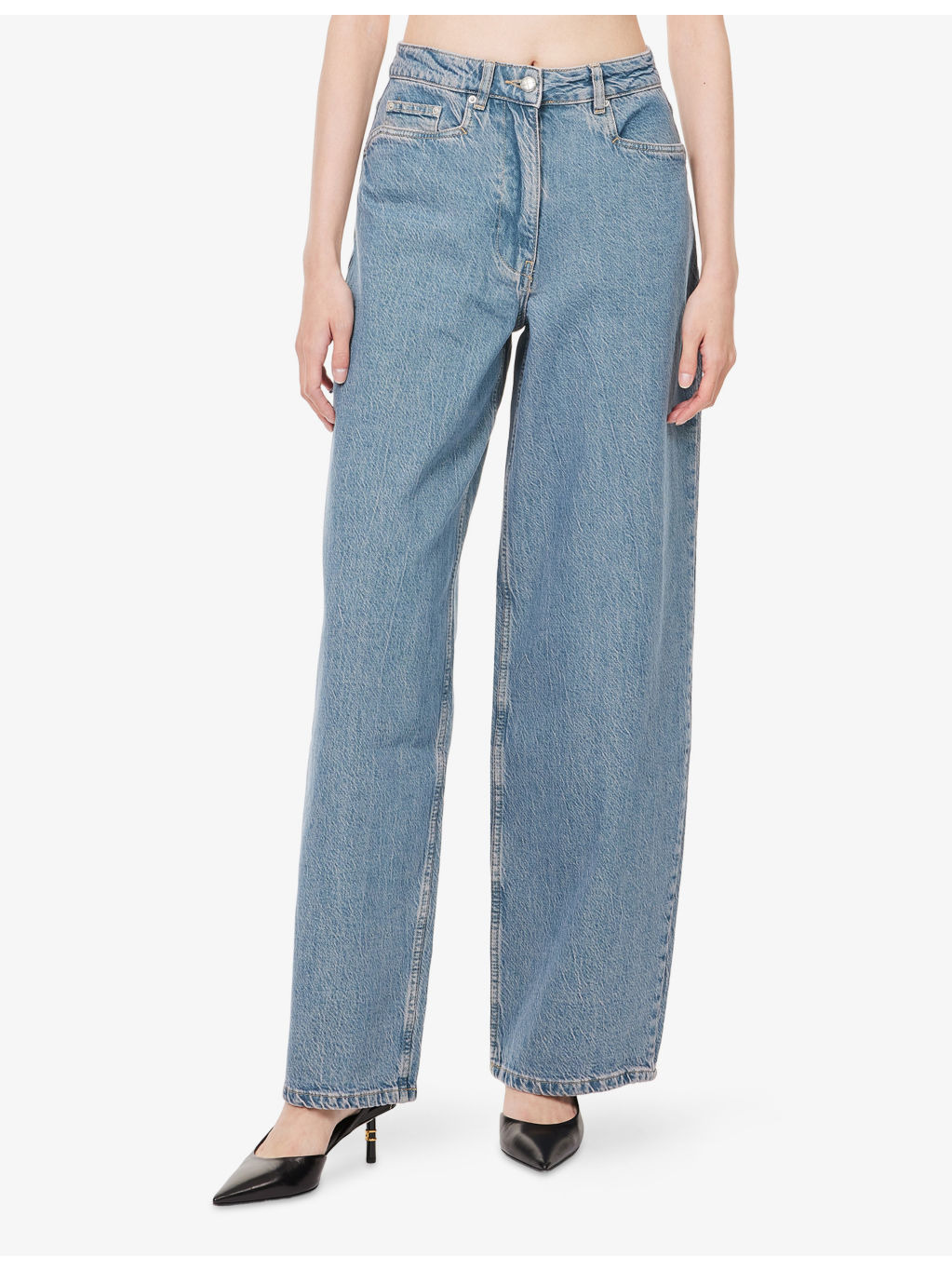 Berina Wide-Leg Denim Jeans - 3