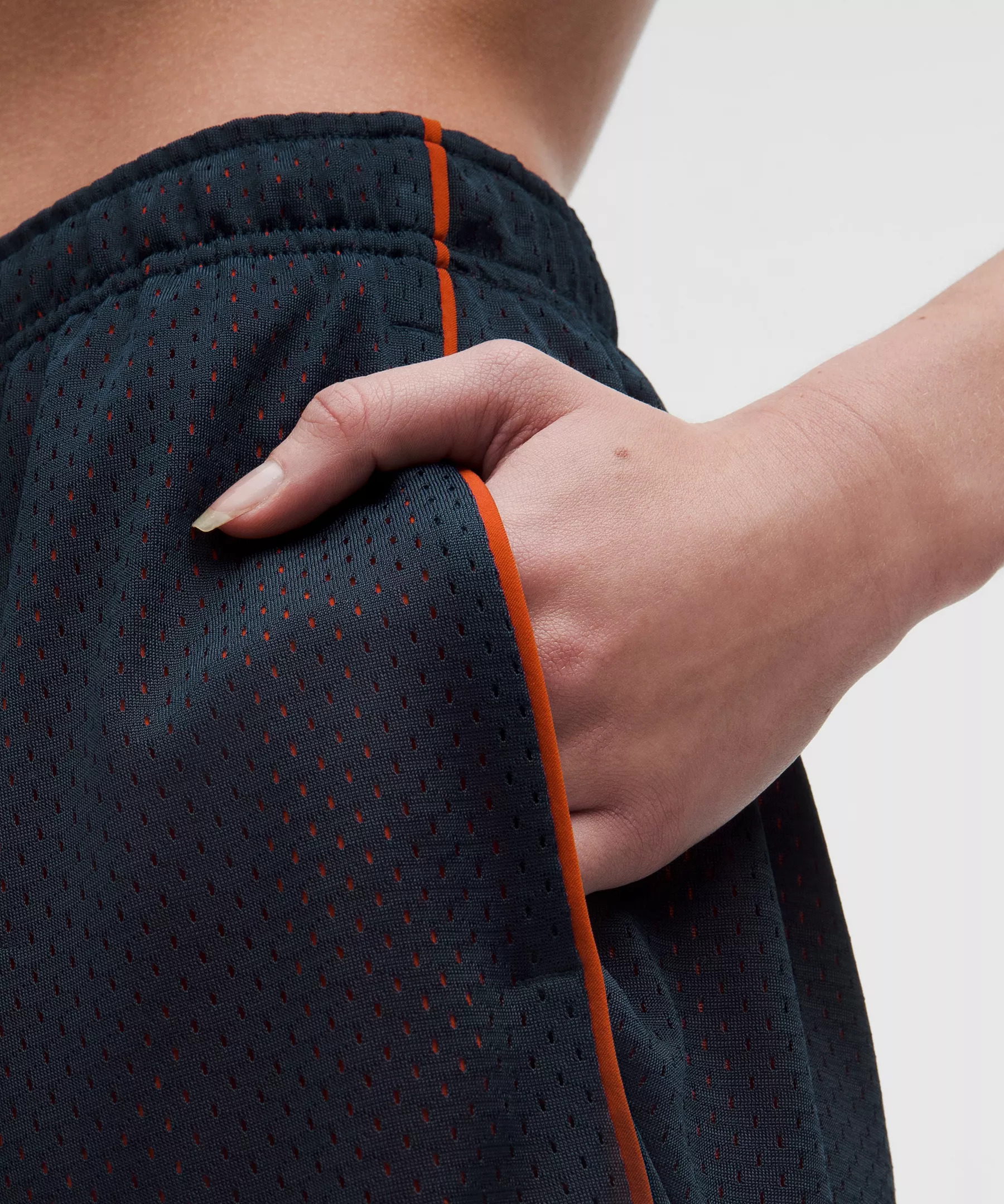 Double-Layered Mesh Mid-Rise Short 5" - 4
