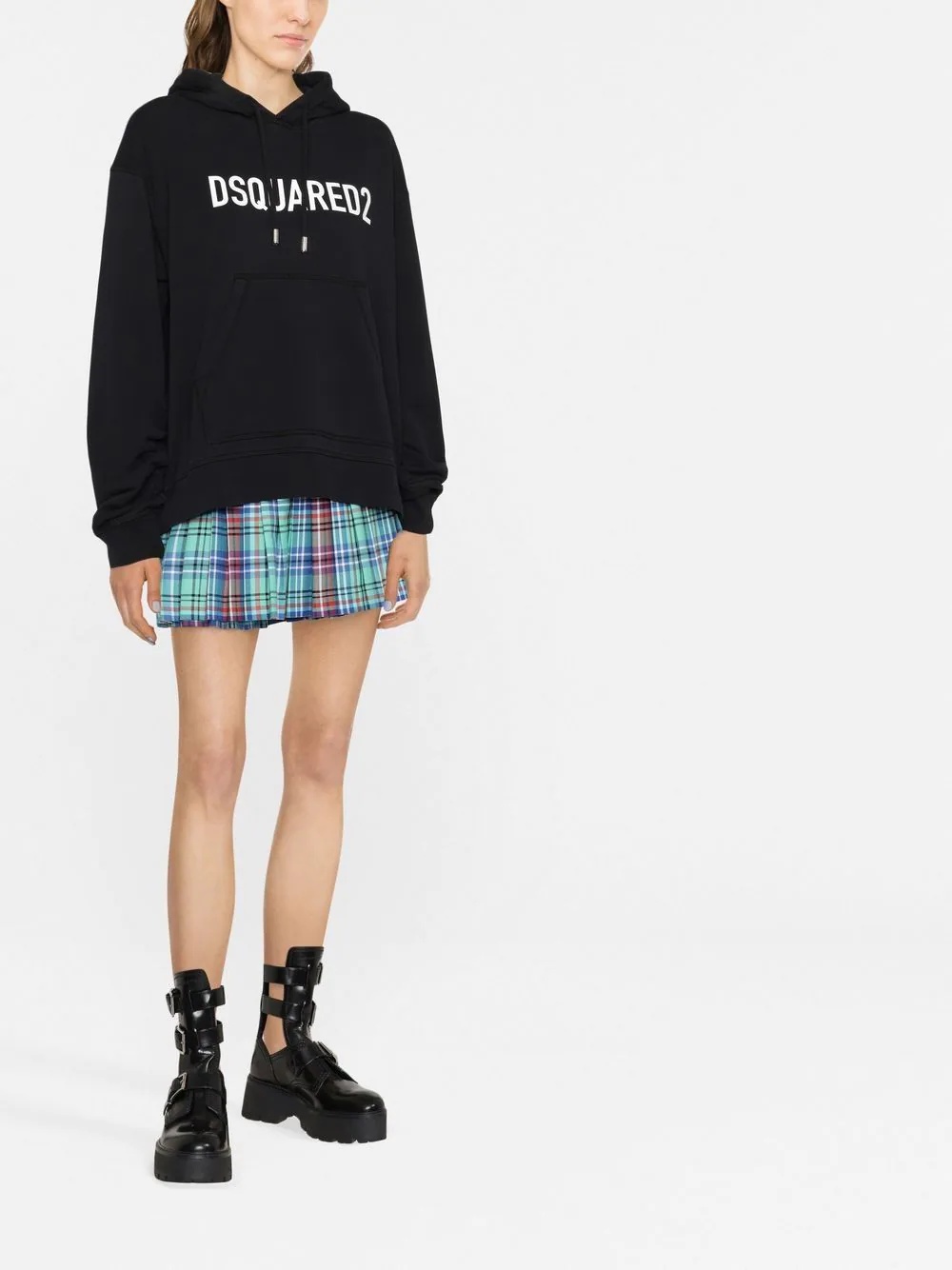 logo-print hoodie - 2