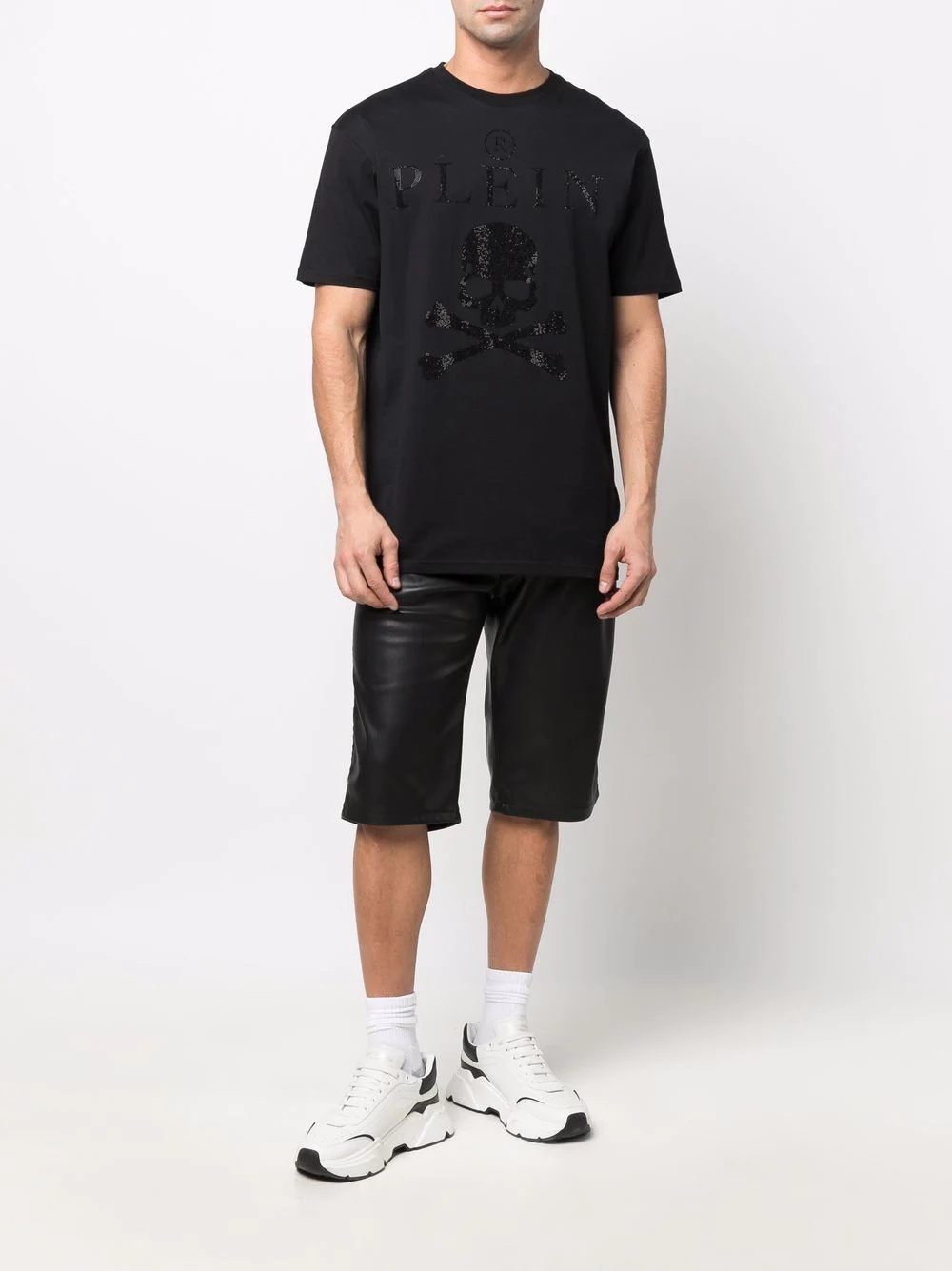 crystal-embellished T-shirt - 2