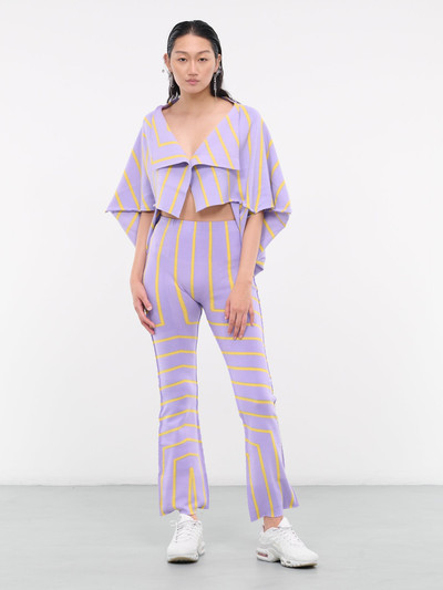 ISSEY MIYAKE Canopy Stripe Trousers outlook