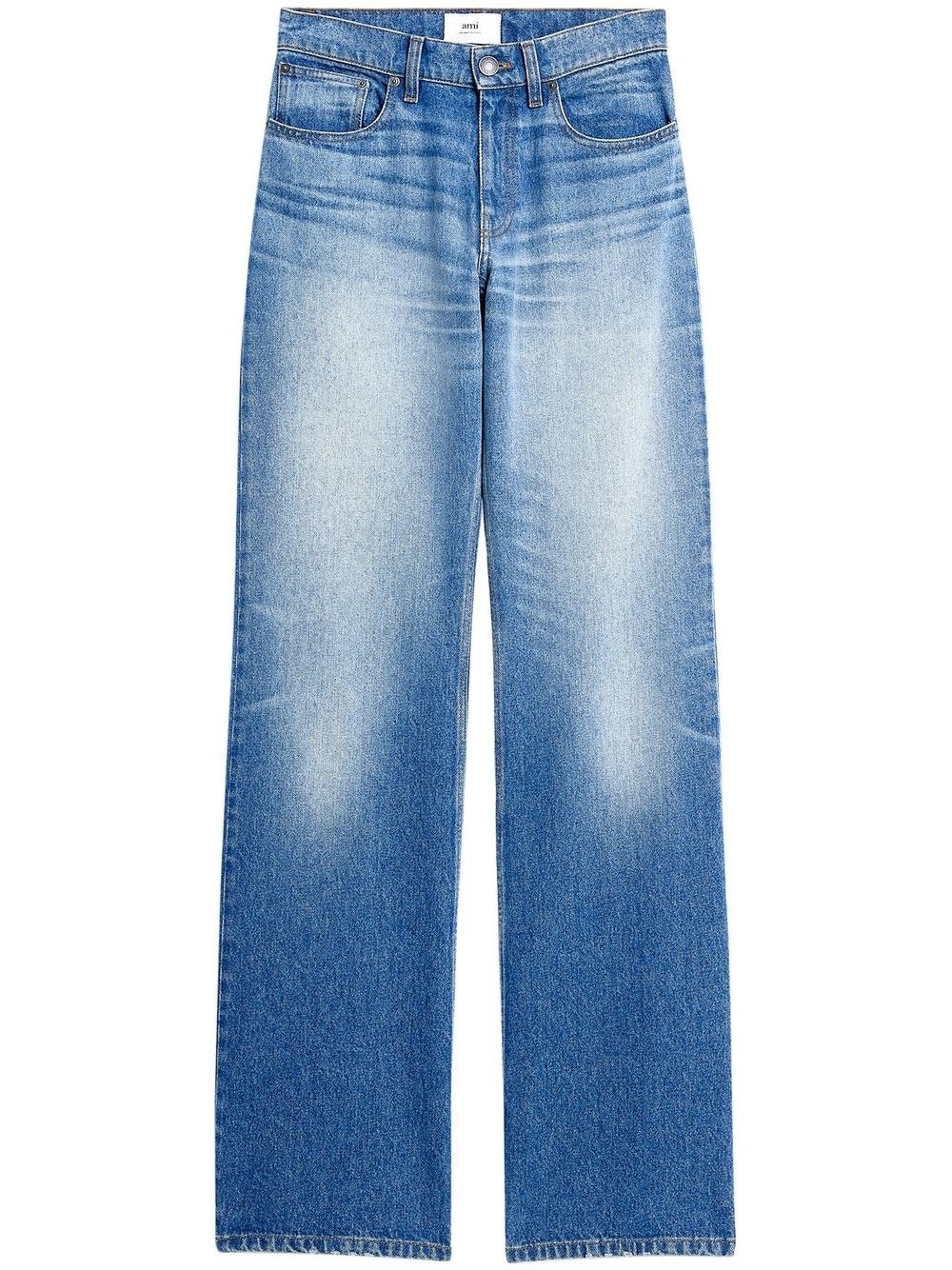 mid-rise boyfriend fit jeans - 1