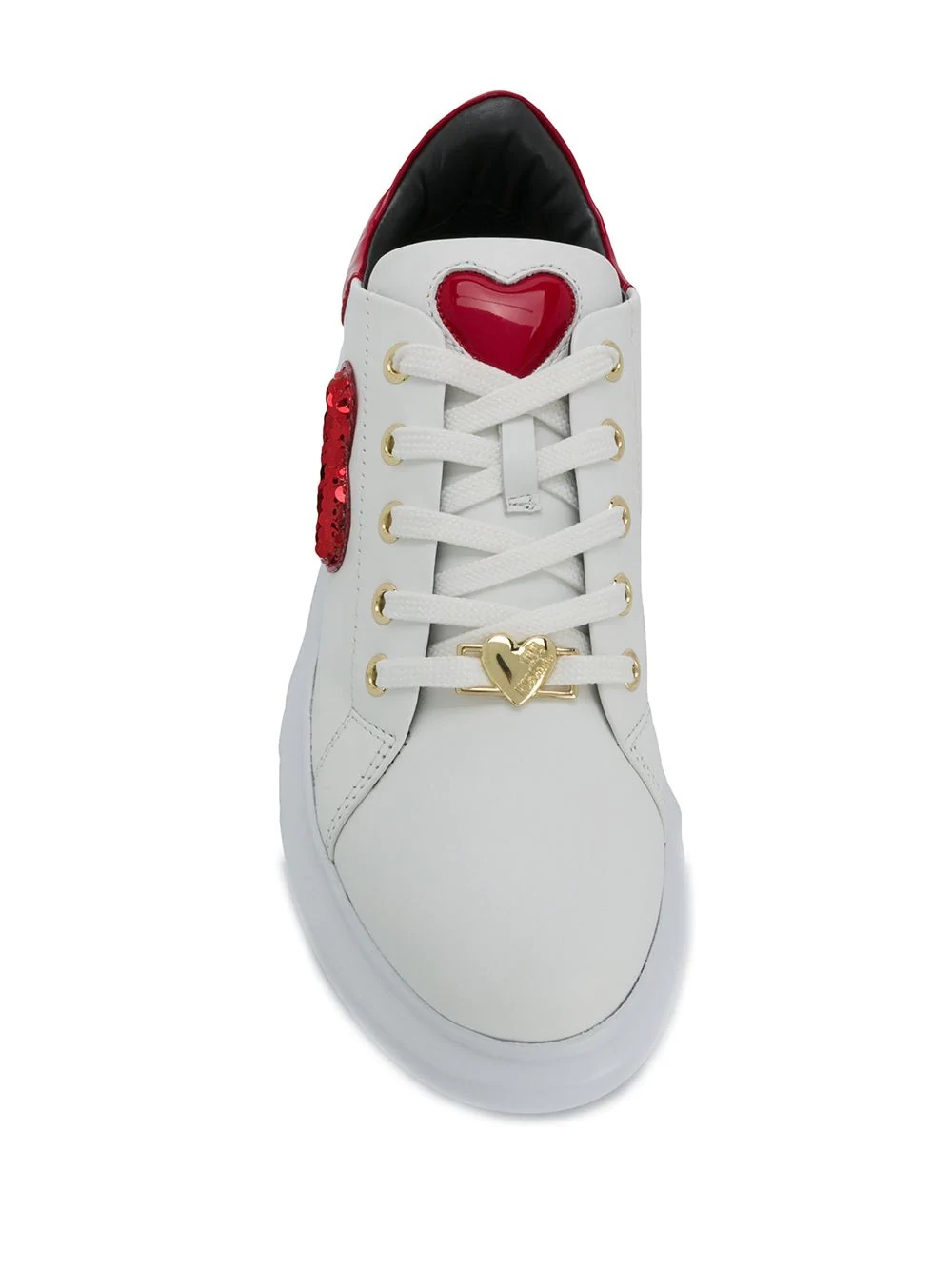 heart-patch chunky trainers - 4