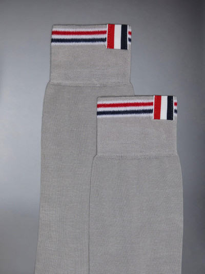 Thom Browne Cotton Jersey Tipping Stripe Mid Calf Socks outlook