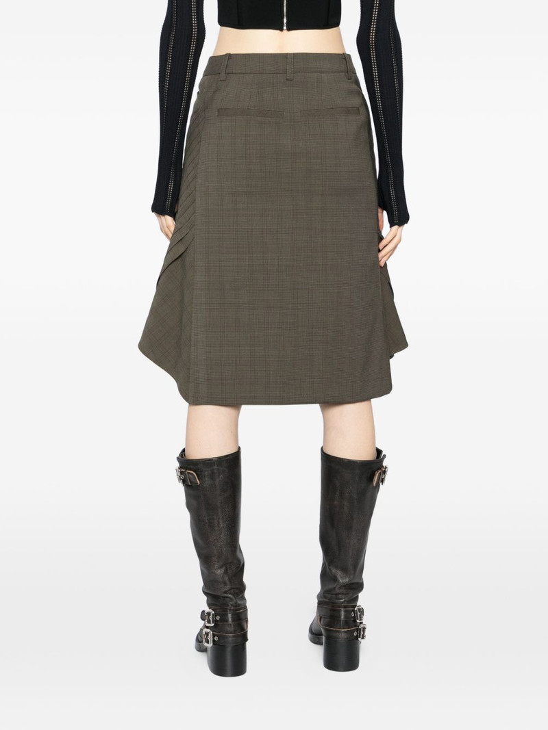 plaid midi skirt 4