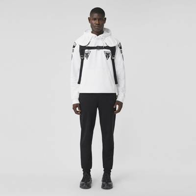 Burberry Badge Appliqué Cotton Hoodie outlook