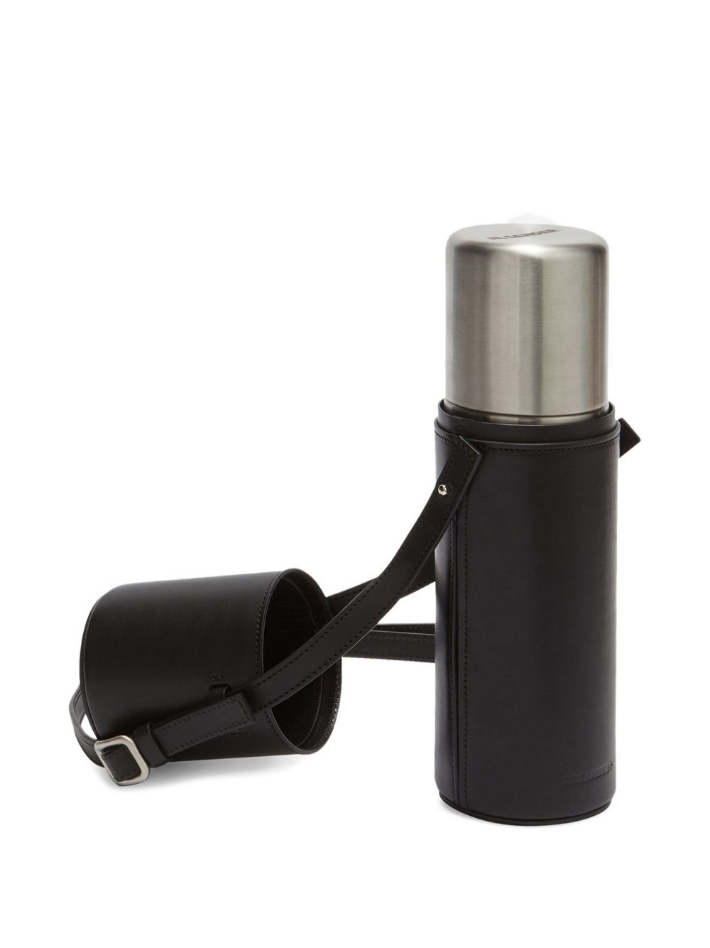 stainless-steel thermos and leather case - 4