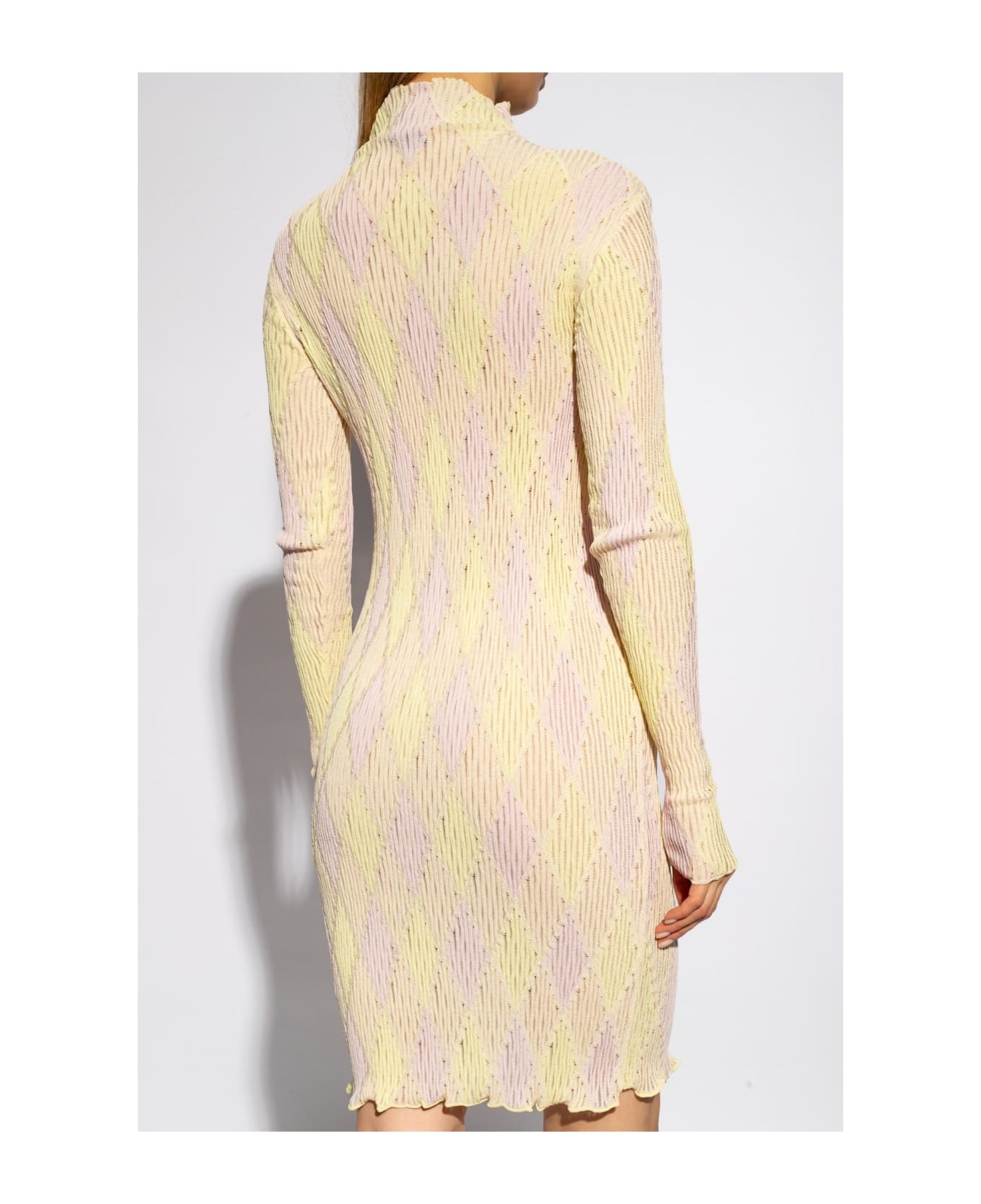 Burberry Dress With Standing Collar - 2