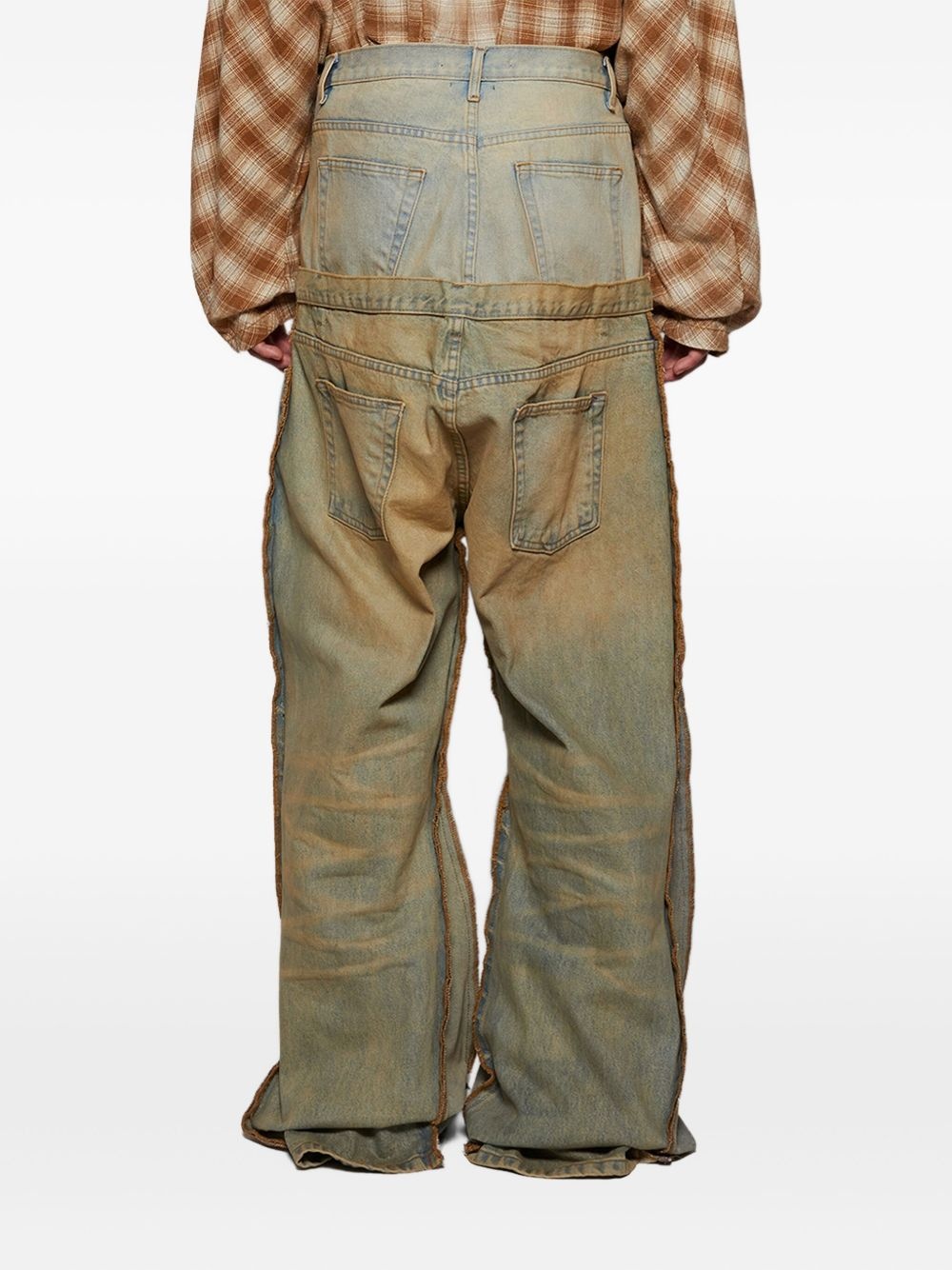 distressed oversized jeans - 5