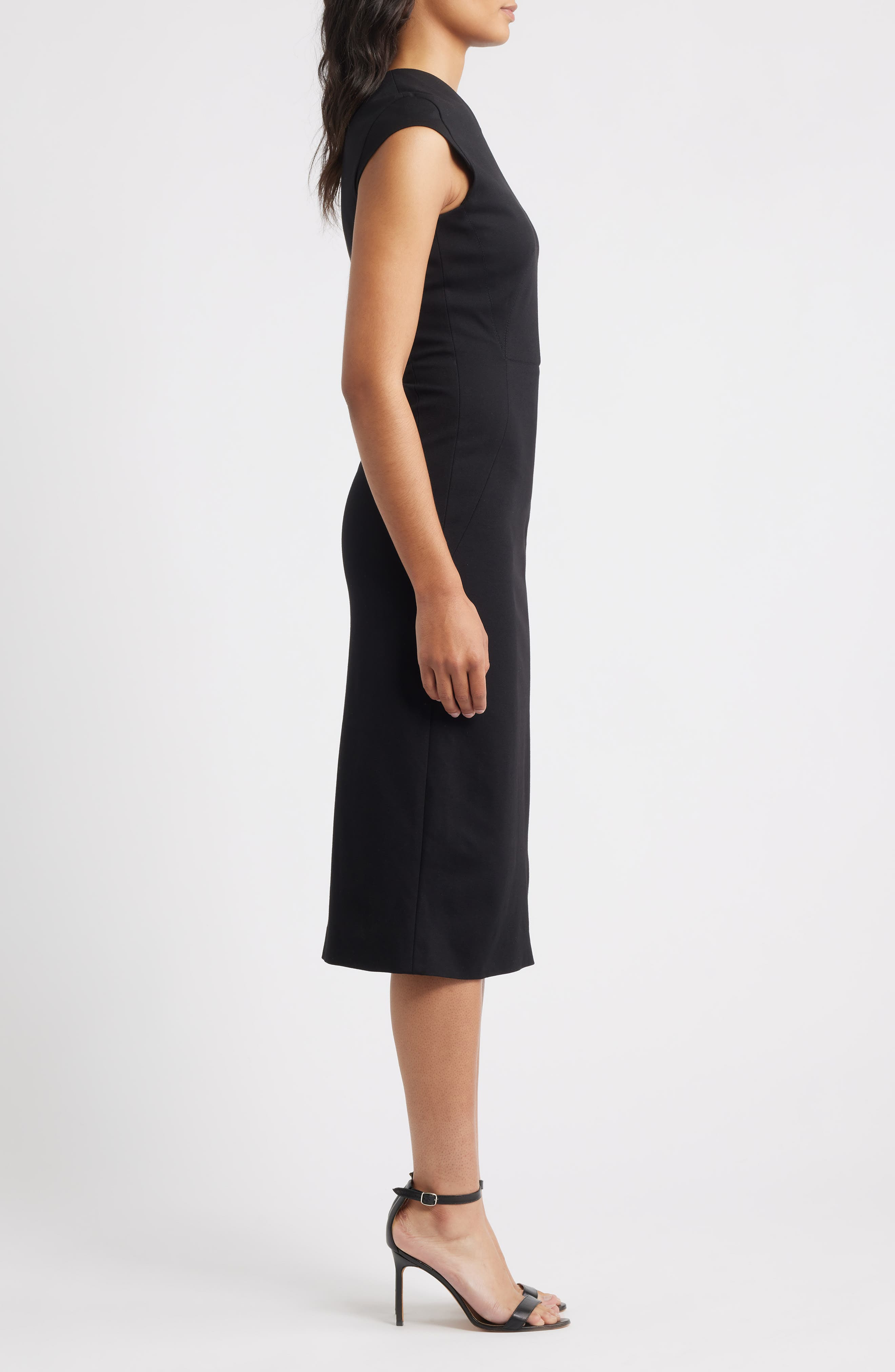 BOSS Dulisa Sheath Dress in Black at Nordstrom - 3