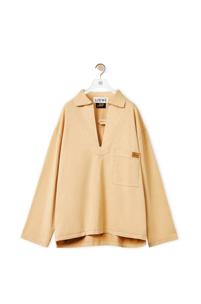 Light canvas vareuse in cotton 1