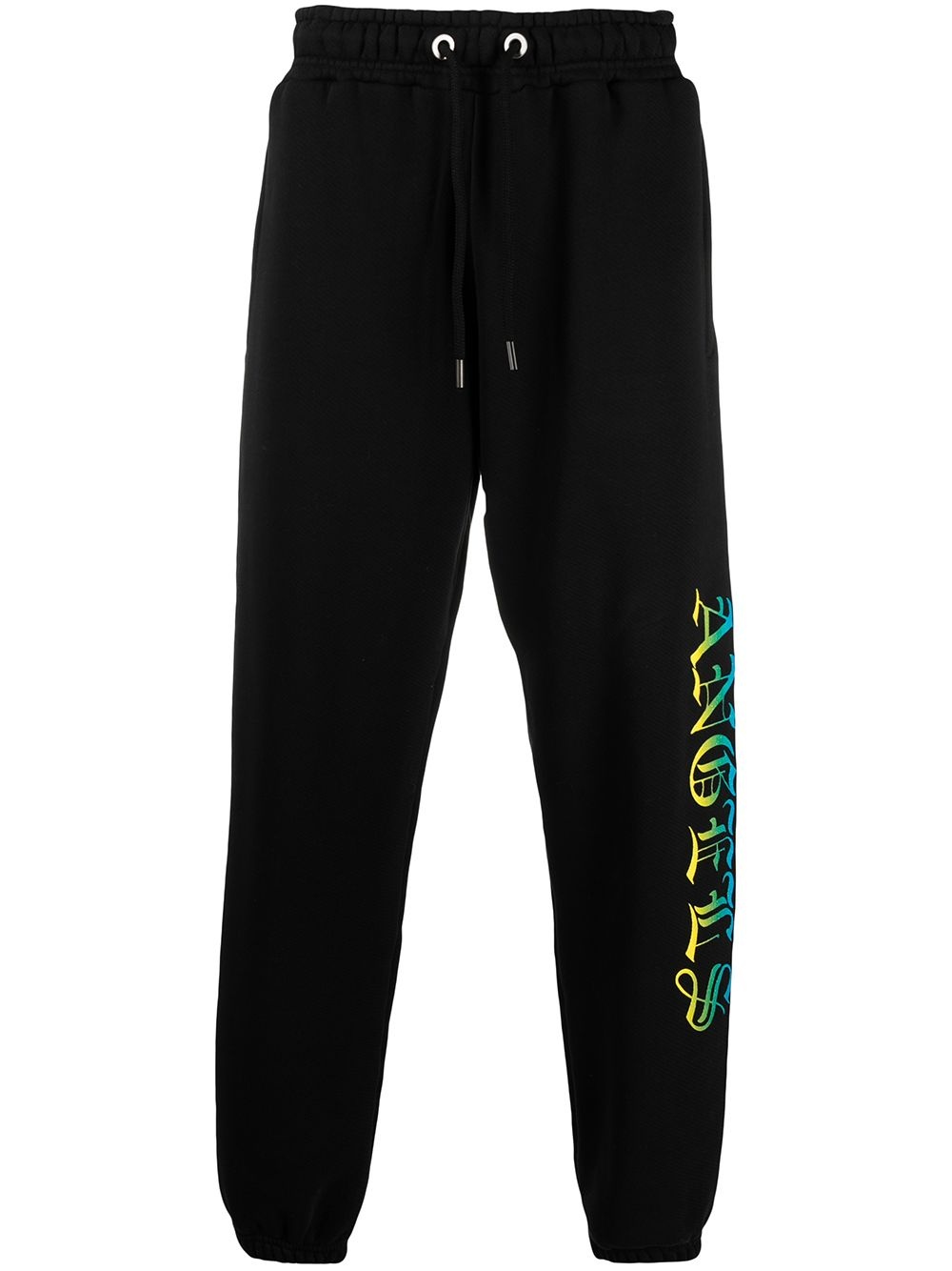 logo print loose-fit track pants - 1