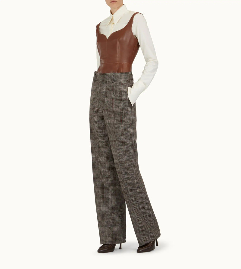 Tod's TROUSERS IN WOOL - GREY, RED outlook