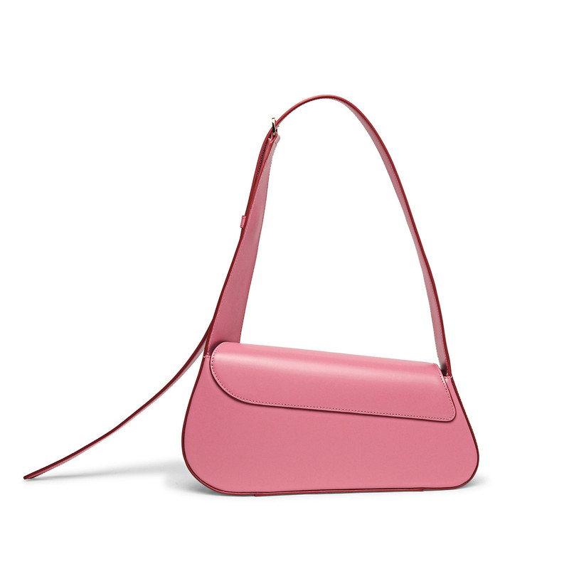 Santoni Pink leather ThePluto bag outlook