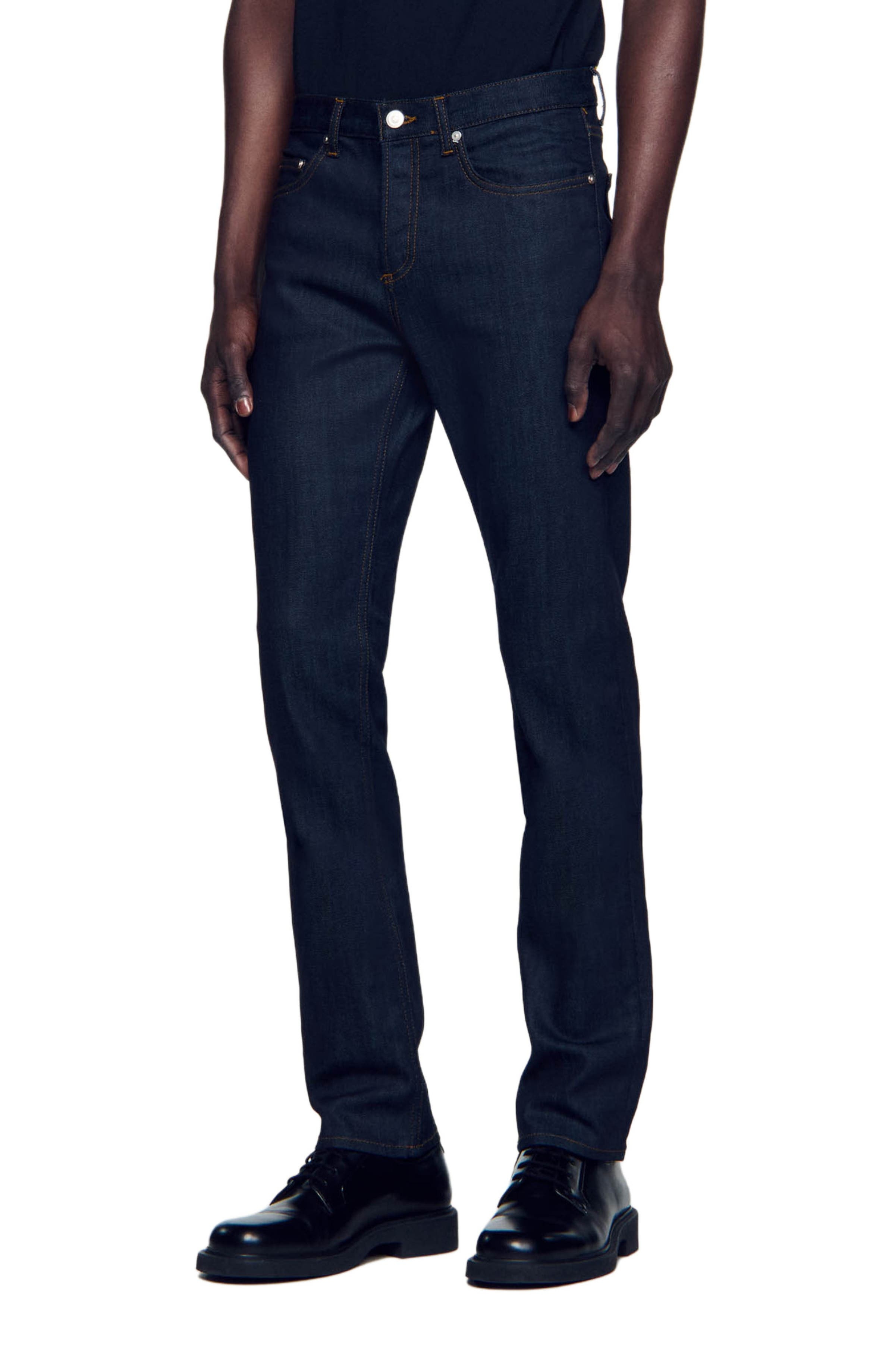 SANDRO Waterless narrow cut jeans in Raw-Denim at Nordstrom - 4